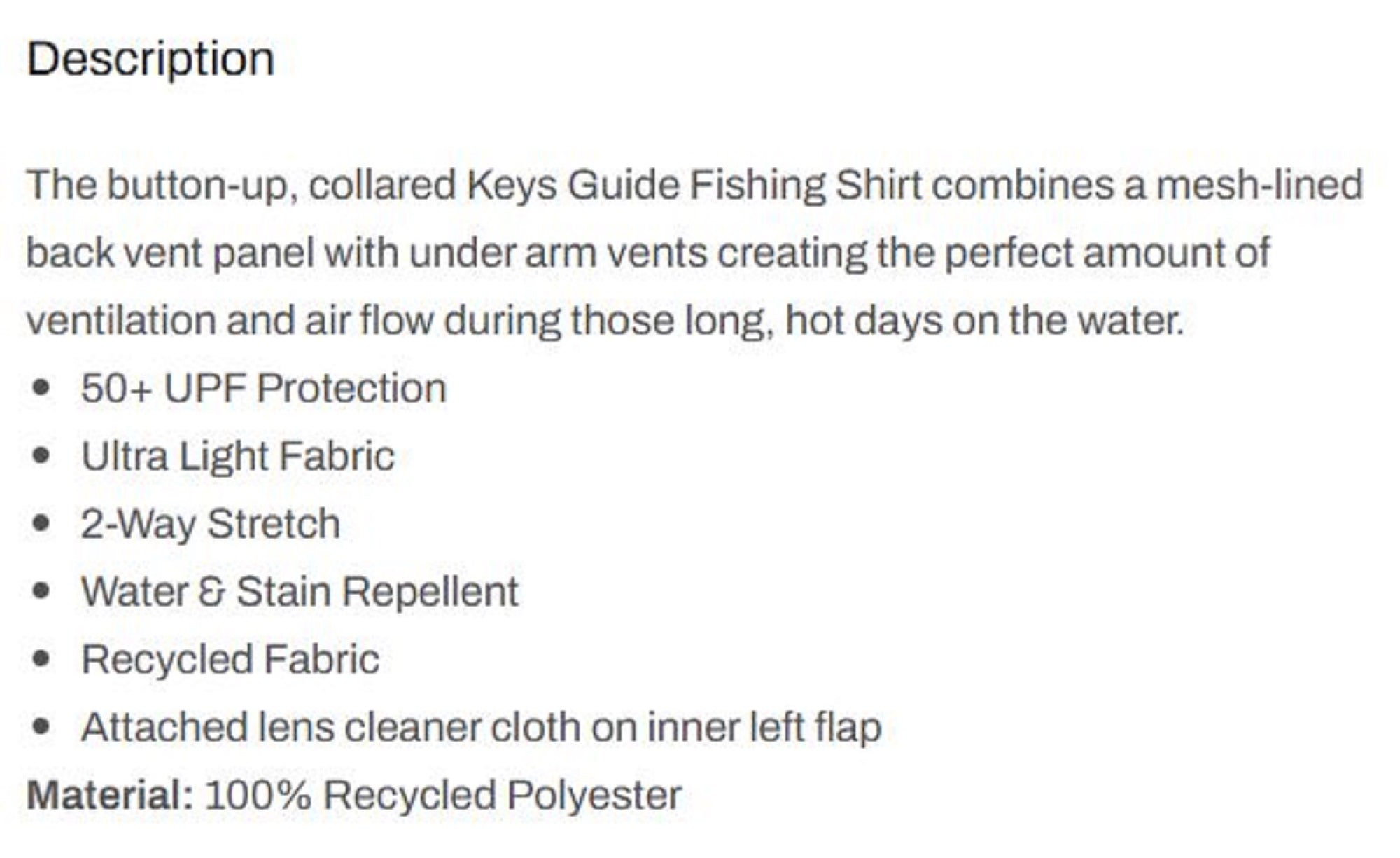 Pelagic 1017 Fishing Shirt Long Sleeve Keys SMB Size XL (4681)