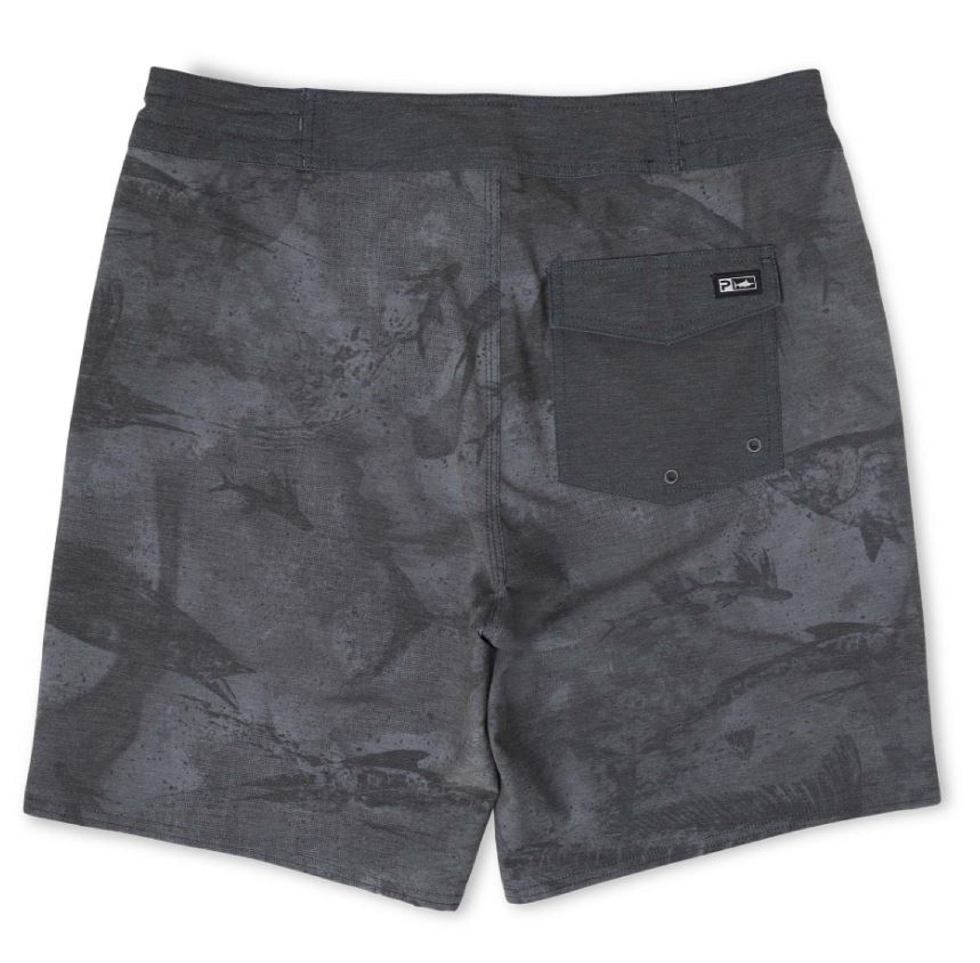 Pelagic 1001 Boardshorts 18 Inch Cortez Open Seas Print BCH Size 34 (9914)