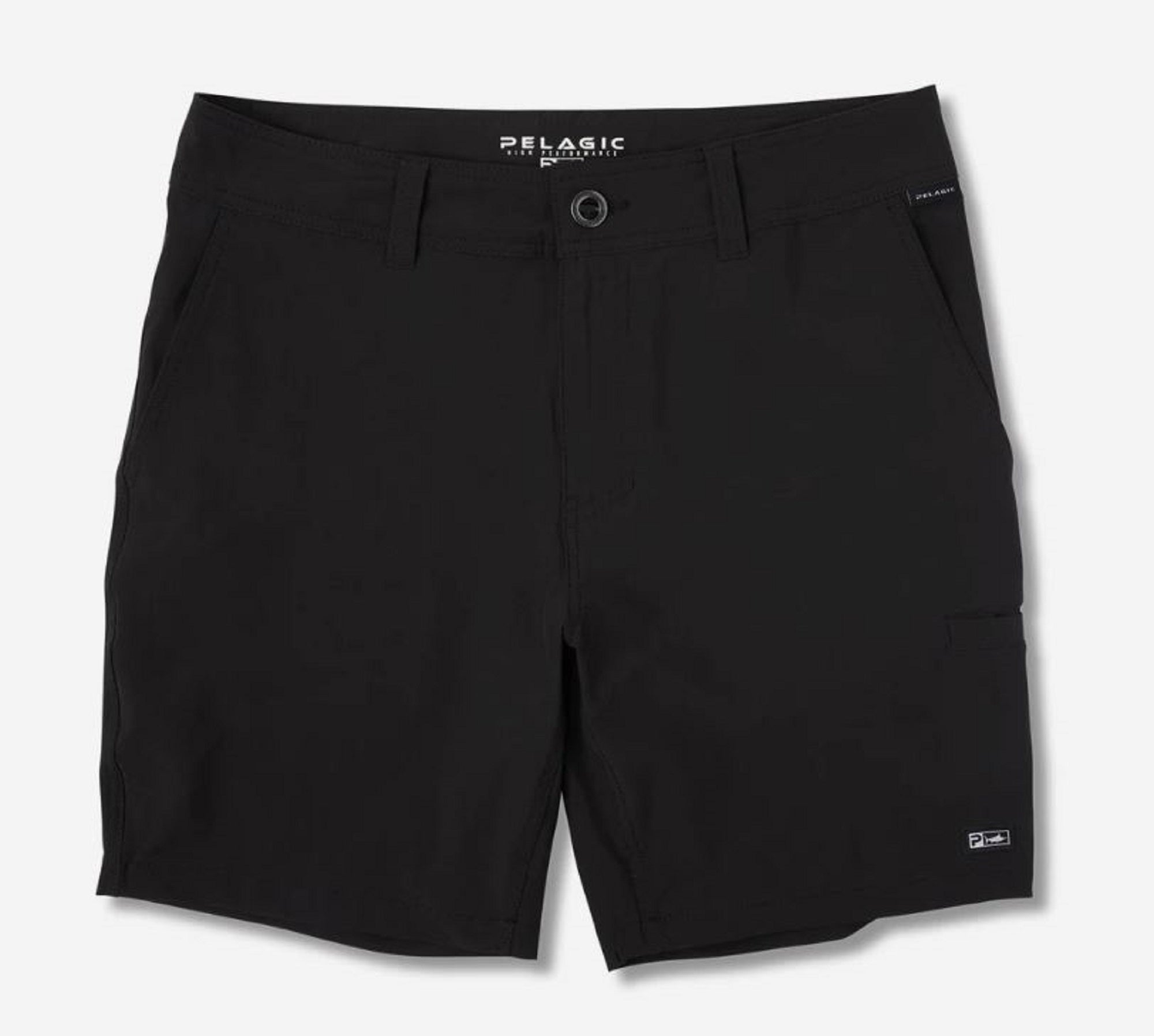 Pelagic 1002 Shorts Hybrid 18 Inches Mako BLK Size 34 (0170)