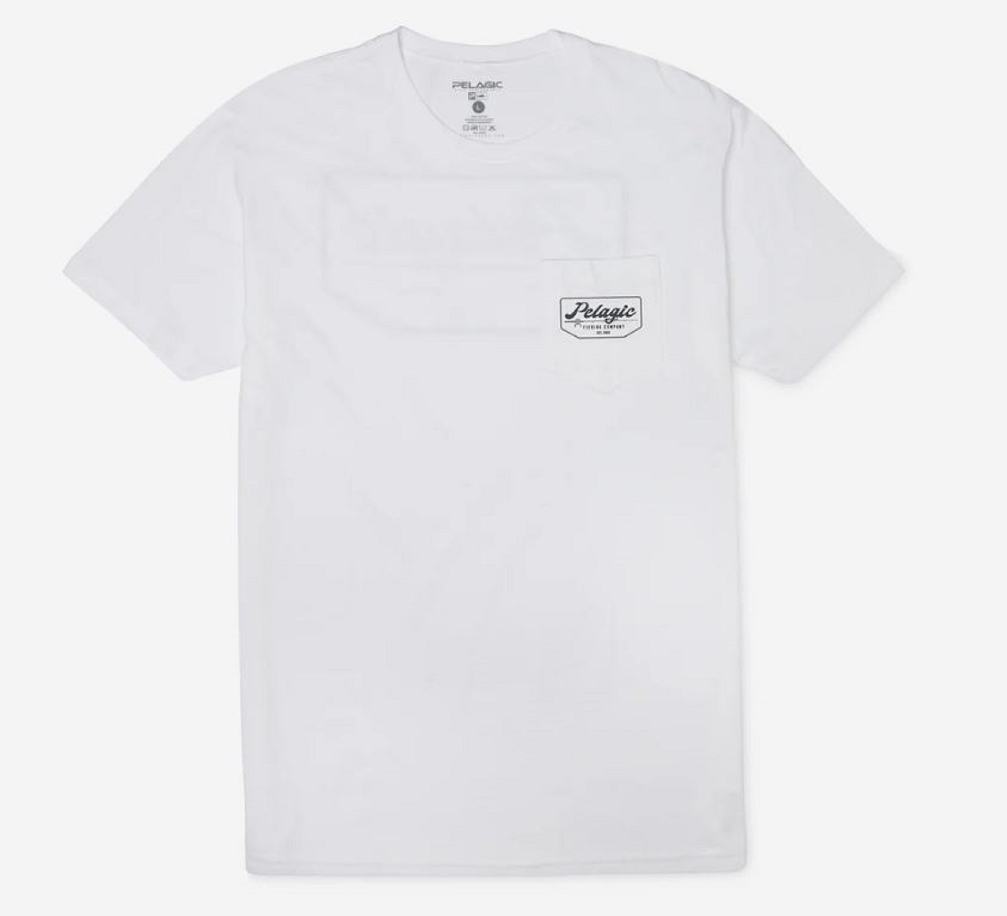 Pelagic 1171 Tee Shirt Prem Rodman WHT Size L (4338)