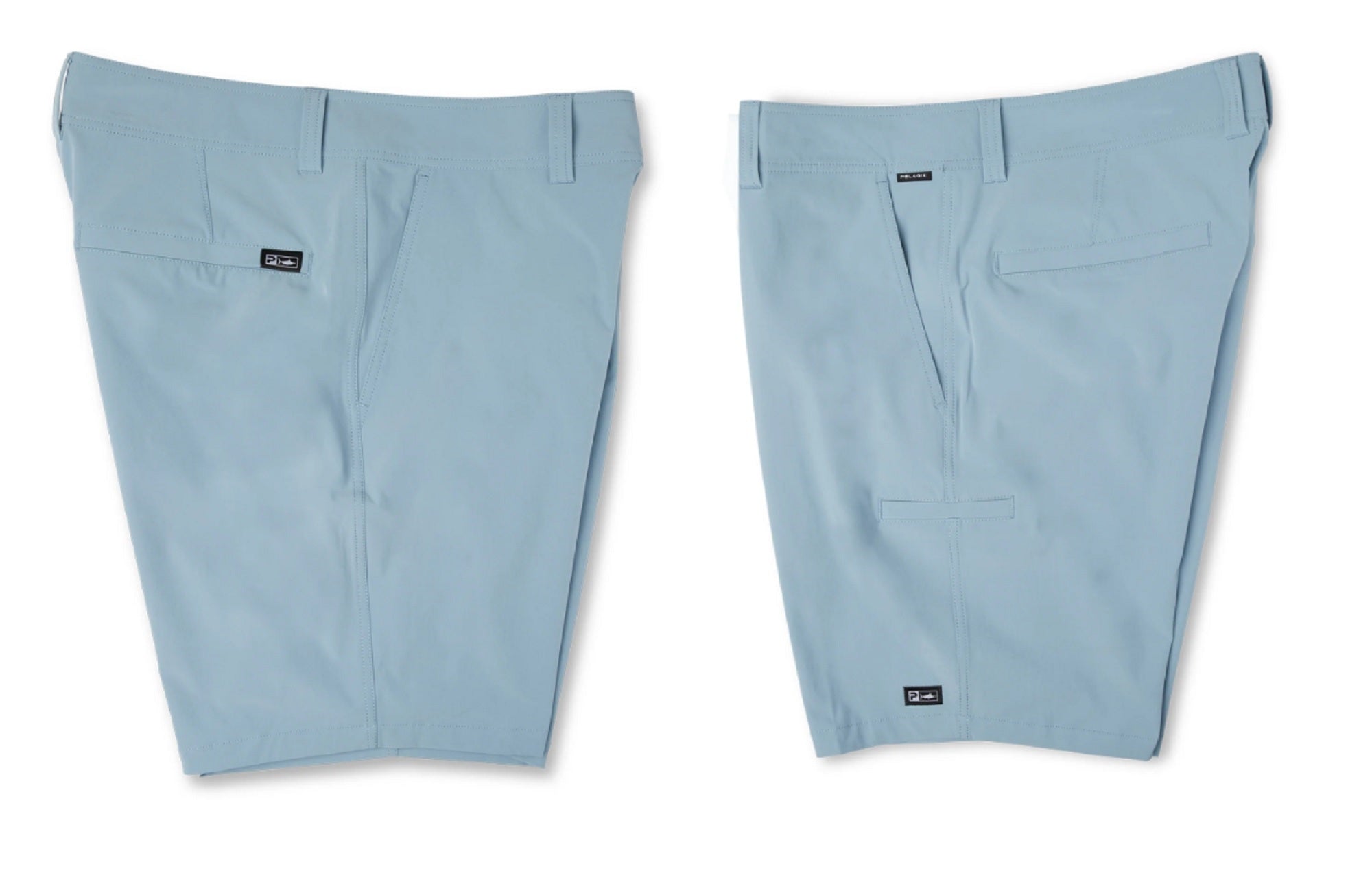 Pelagic 1002 Shorts Hybrid 20 Inches Mako Hydro Gyotaku SLT Size 32 (2646)