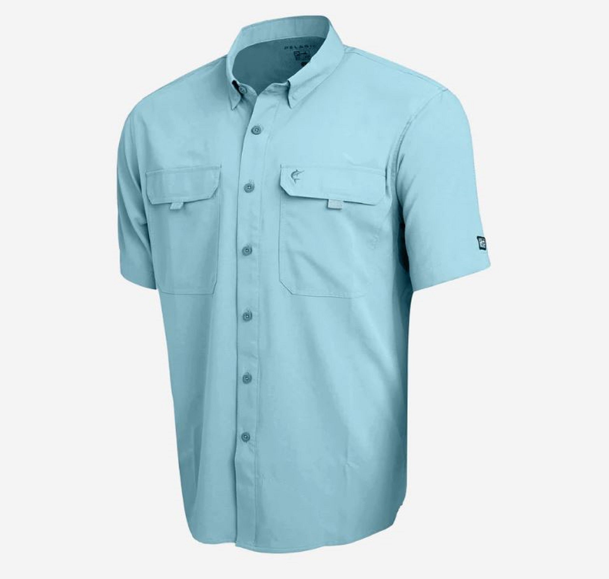 Pelagic 1016 Fishing Shirt Short Sleeve Keys TAB Size L (2868)