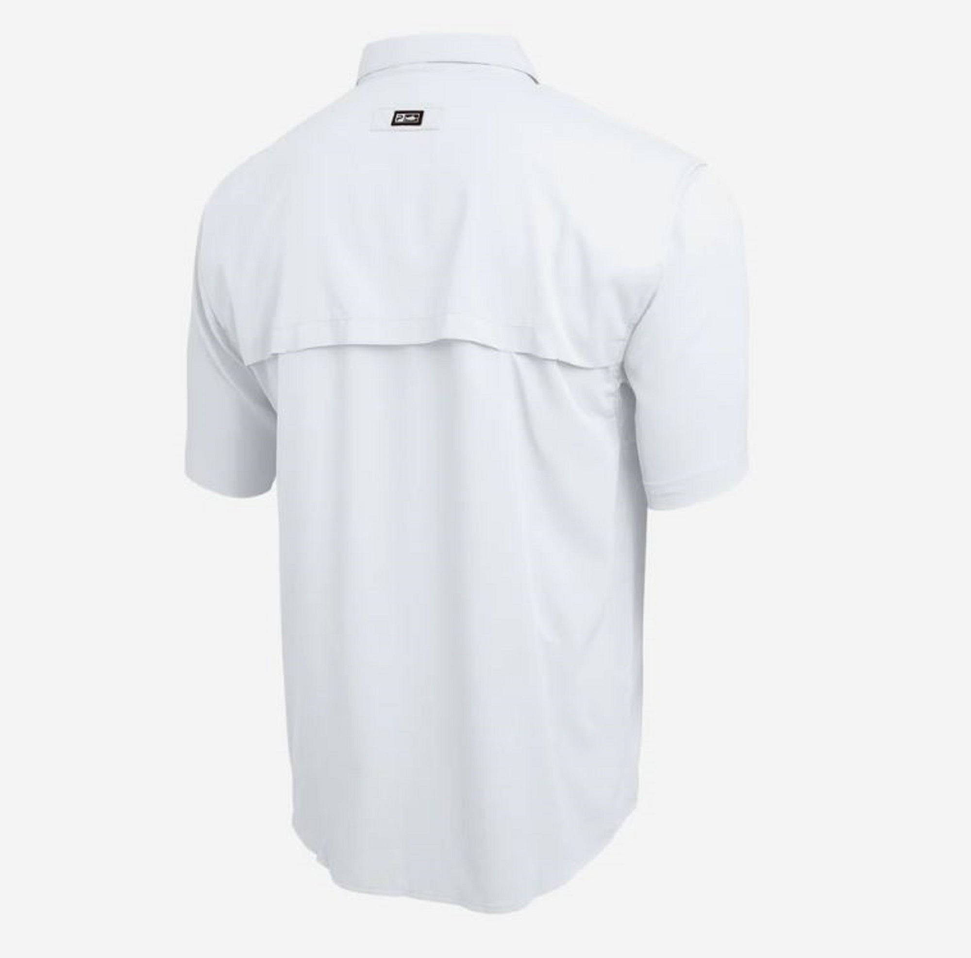Pelagic 1016 Fishing Shirt Short Sleeve Keys WHT Size M (2912)