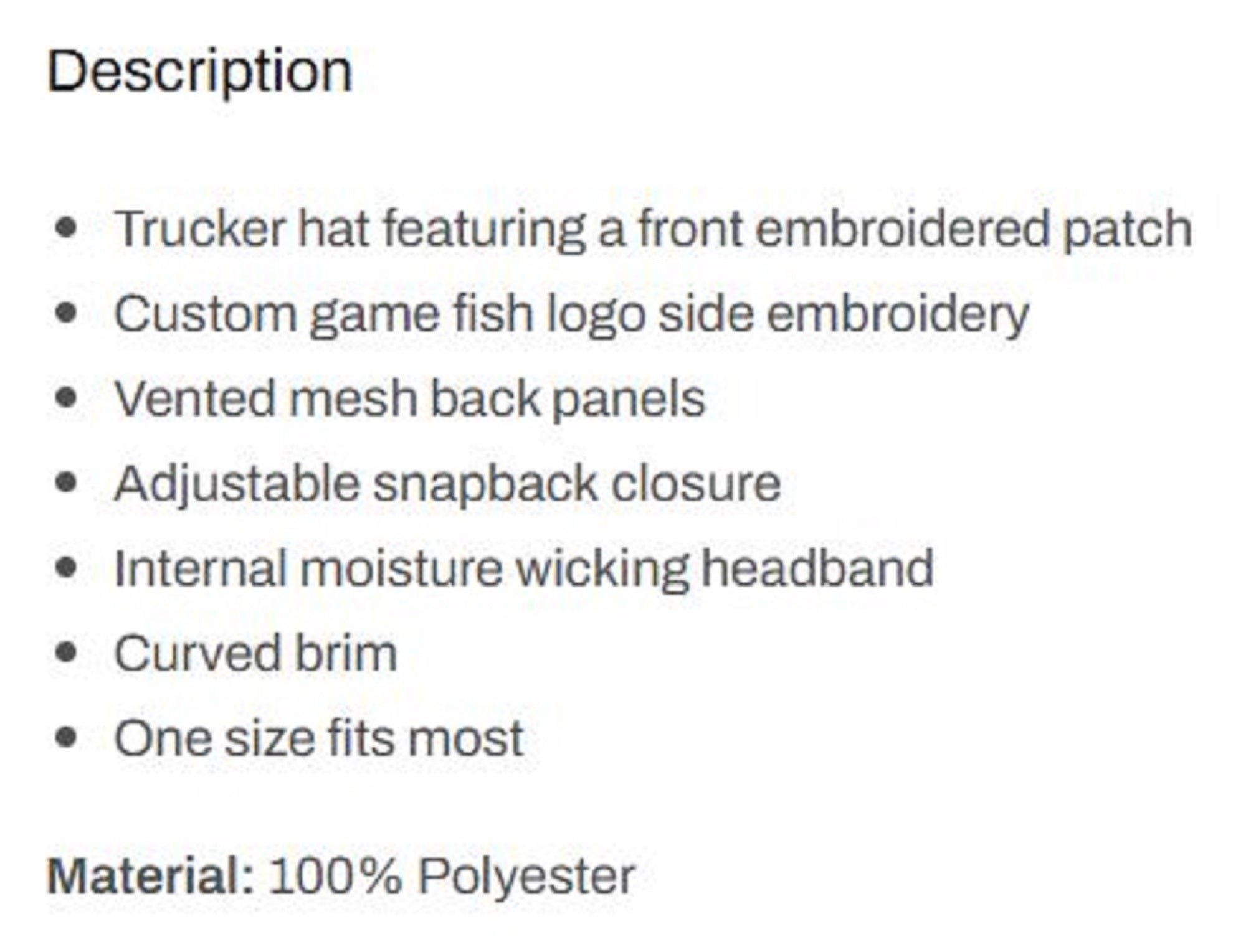 Pelagic 1202 Cap Trucker Turner Trucker NVY Size Free (1464)