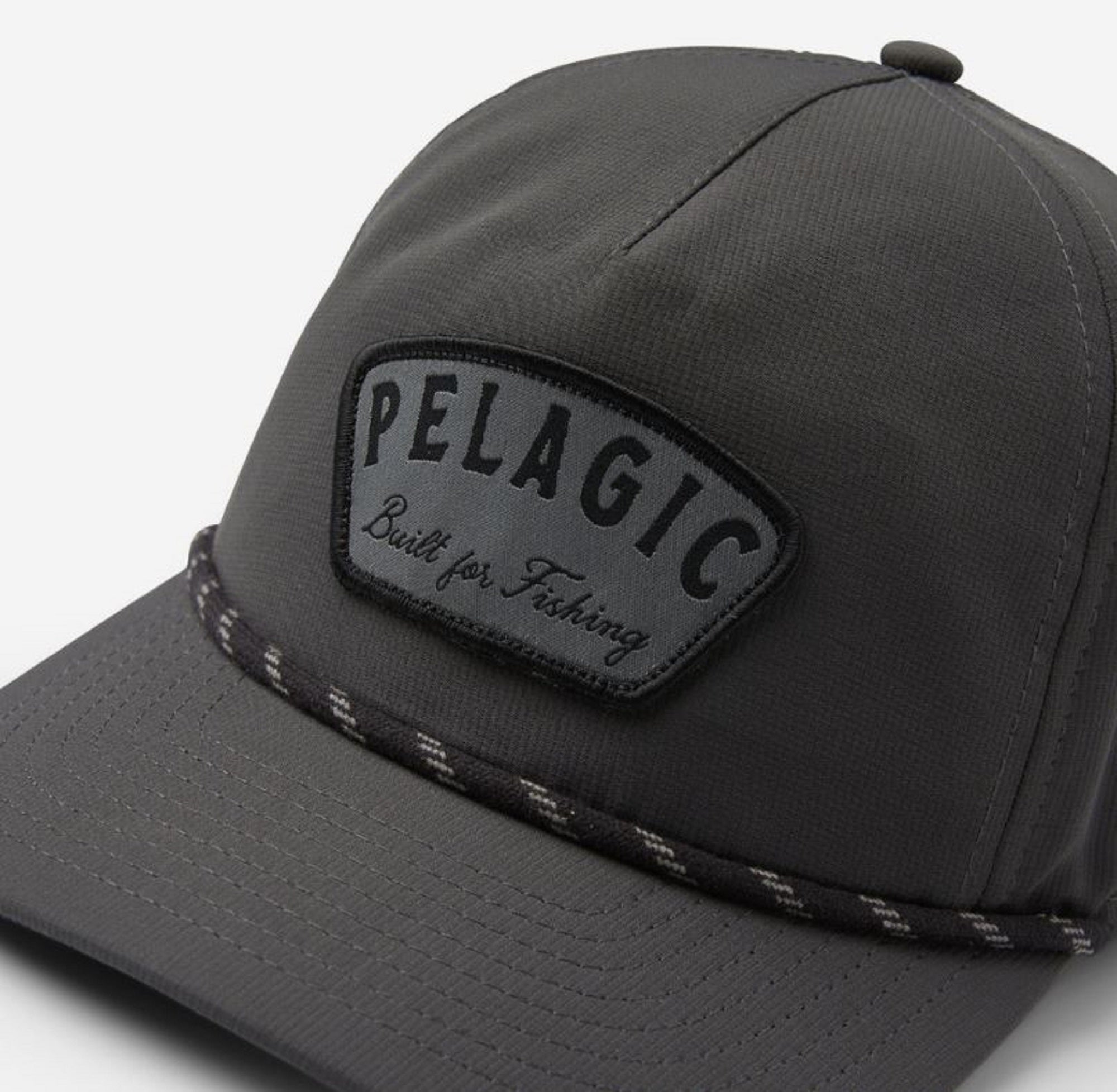 Pelagic 1202 Cap Trucker Unstructured Fish U GRA Size Free (1488)