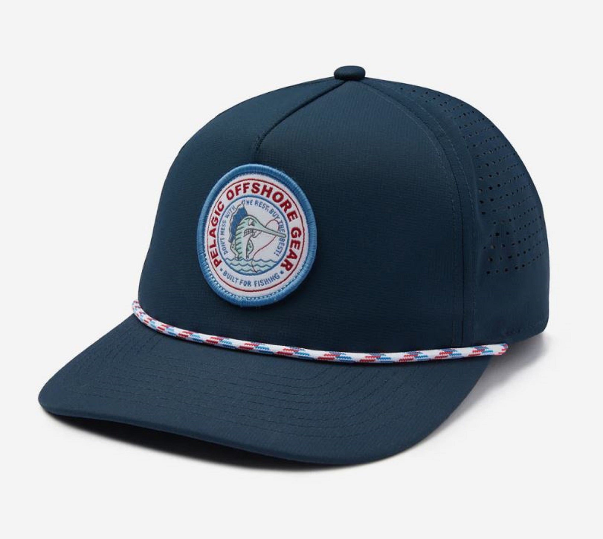 Pelagic 1202 Cap Trucker Upswell Buff Bill NVY Size Free (1532)