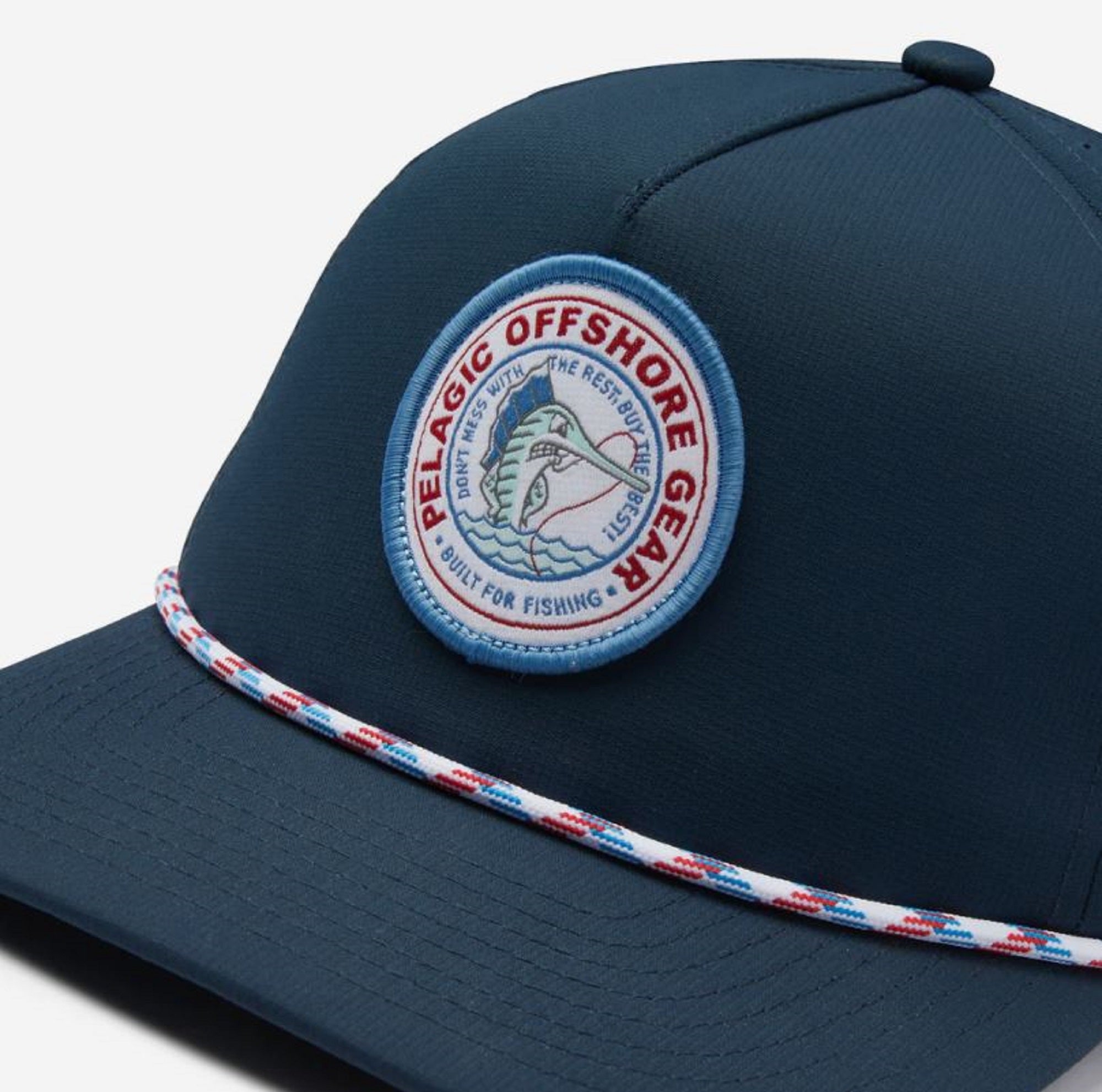 Pelagic 1202 Cap Trucker Upswell Buff Bill NVY Size Free (1532)
