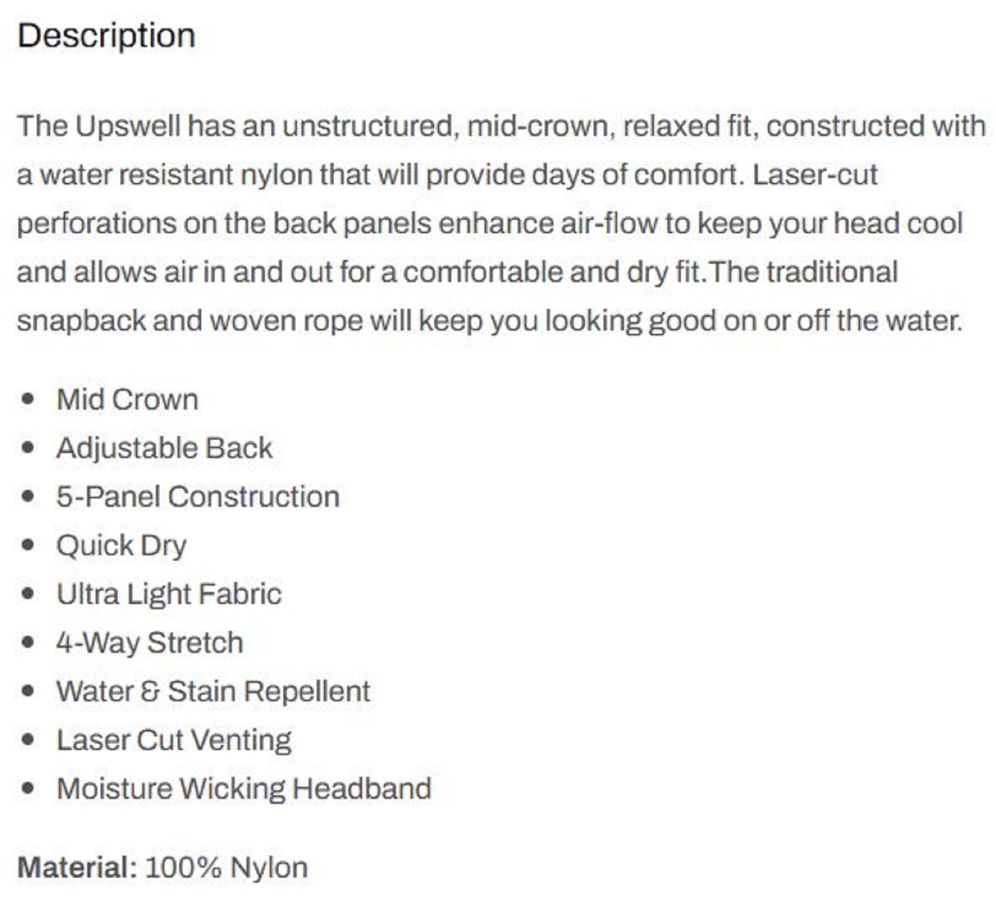 Pelagic 1202 Cap Trucker Upswell Buff Bill NVY Size Free (1532)