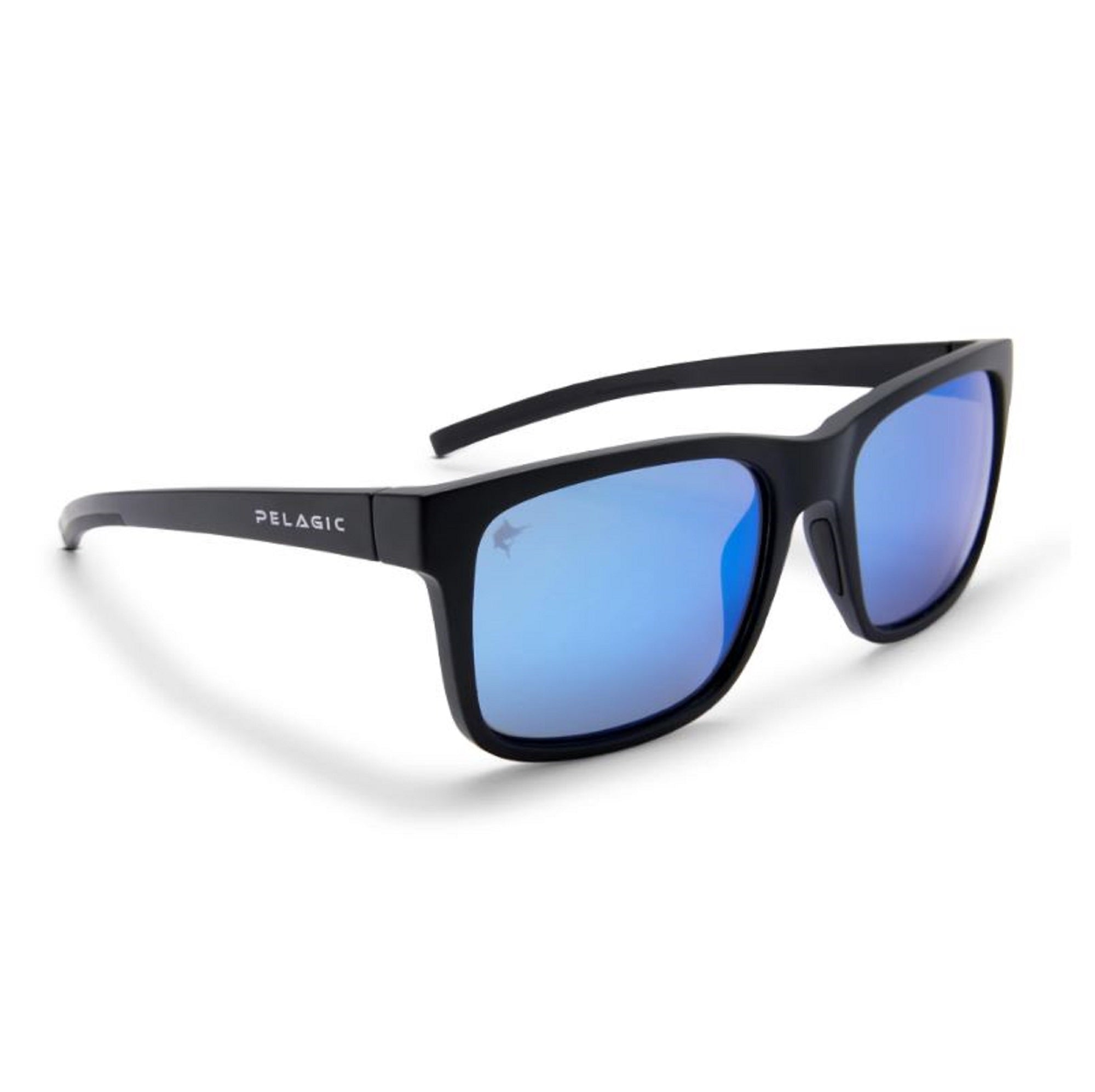 Pelagic 1501 Sunglasses Glass Polarized Latitude Matte MBBL Size (4960)