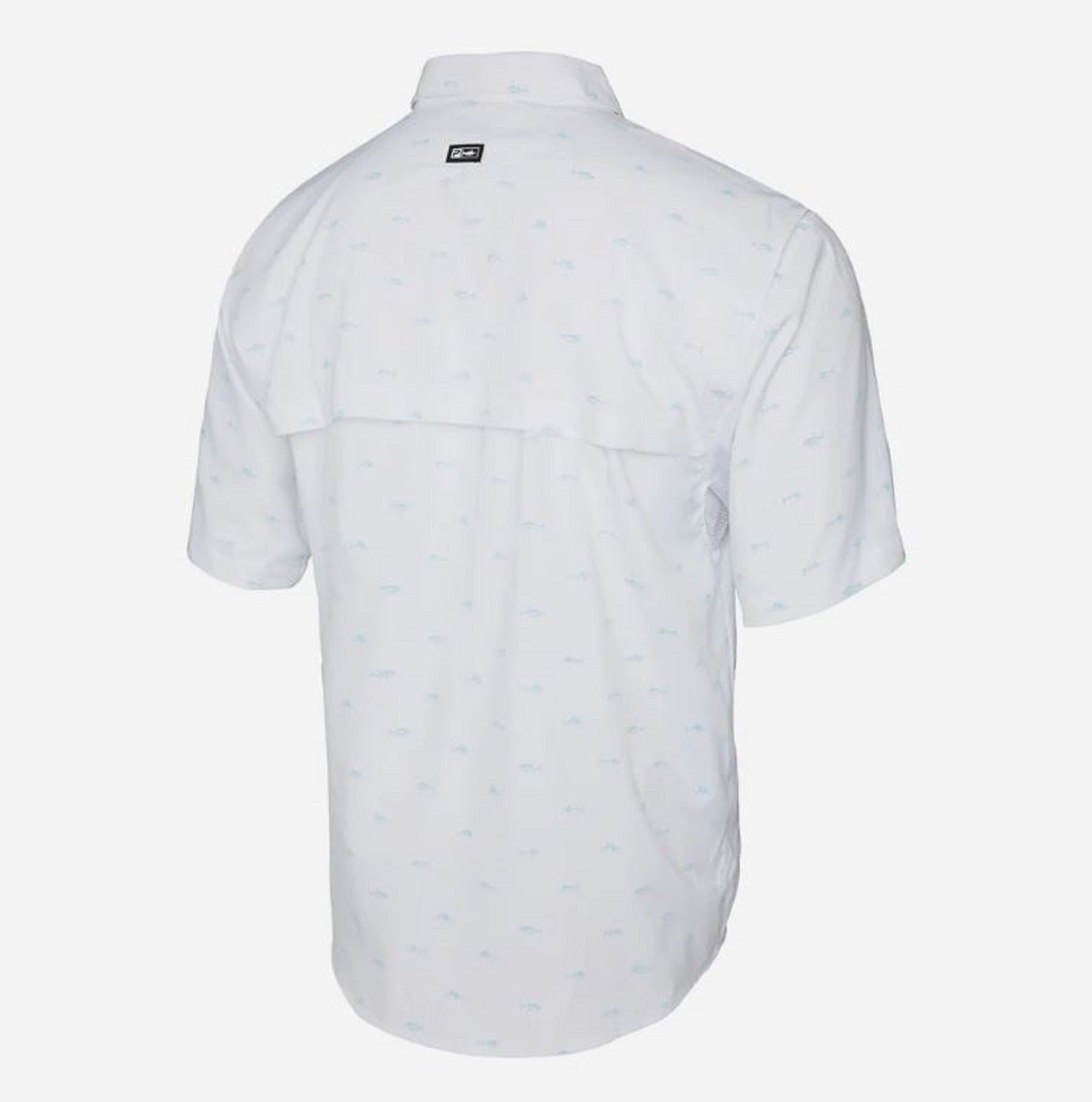 Pelagic 1016 Shirt Short Sleeve Keys SS Tiny Fish WHT Size XXL (4174)