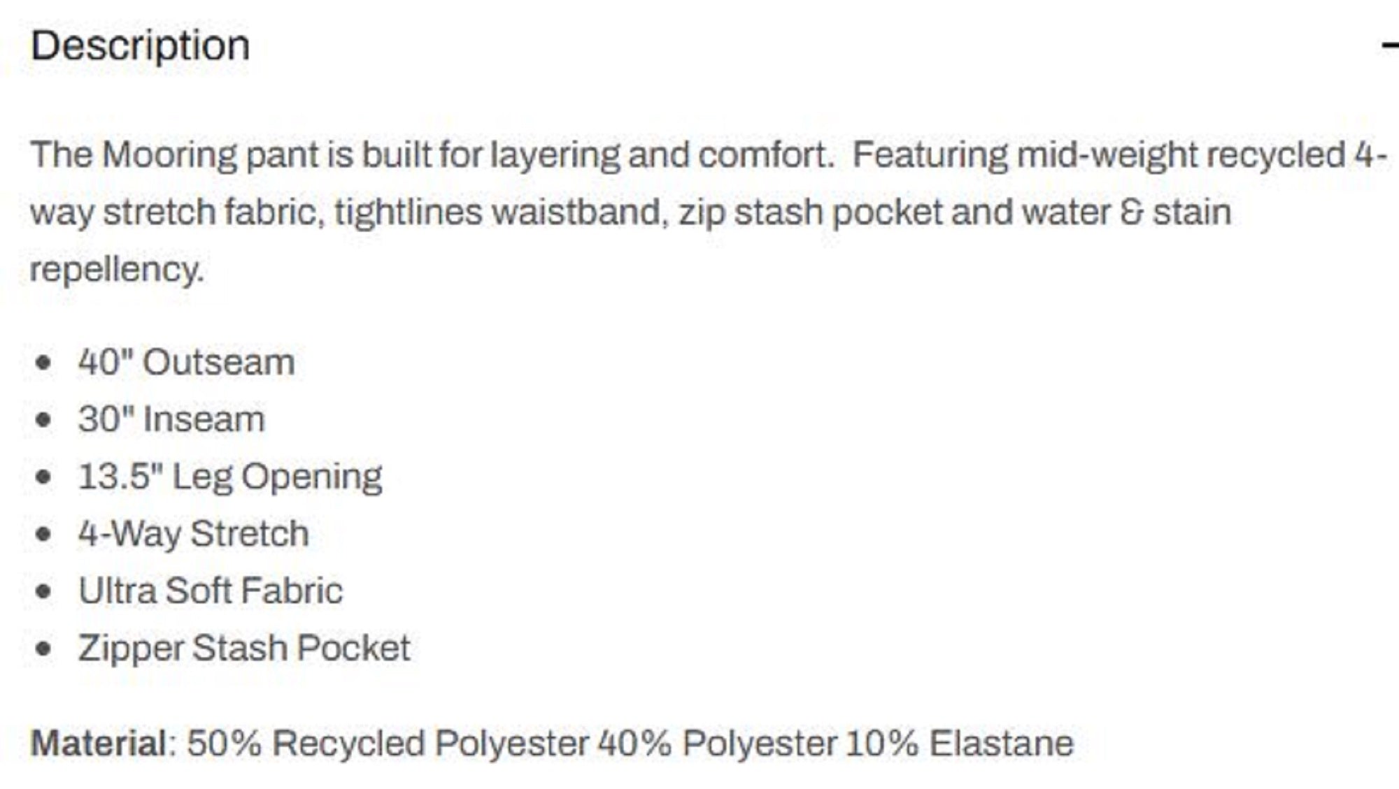 Pelagic 1040 Pants Long Bimini GRA Size XXL (4297)