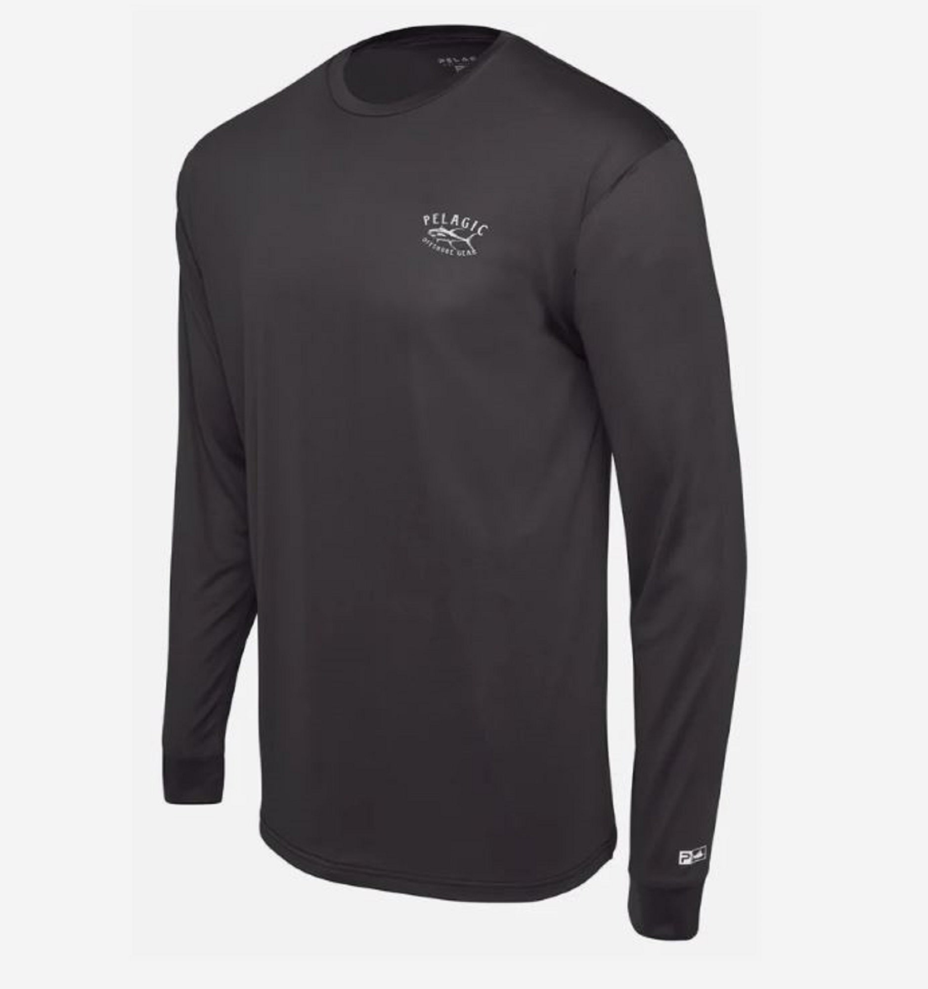 Pelagic 1015 Fishing Shirt Long Sleeve Aquatek Tuna Trip BK Size XXL (4891)