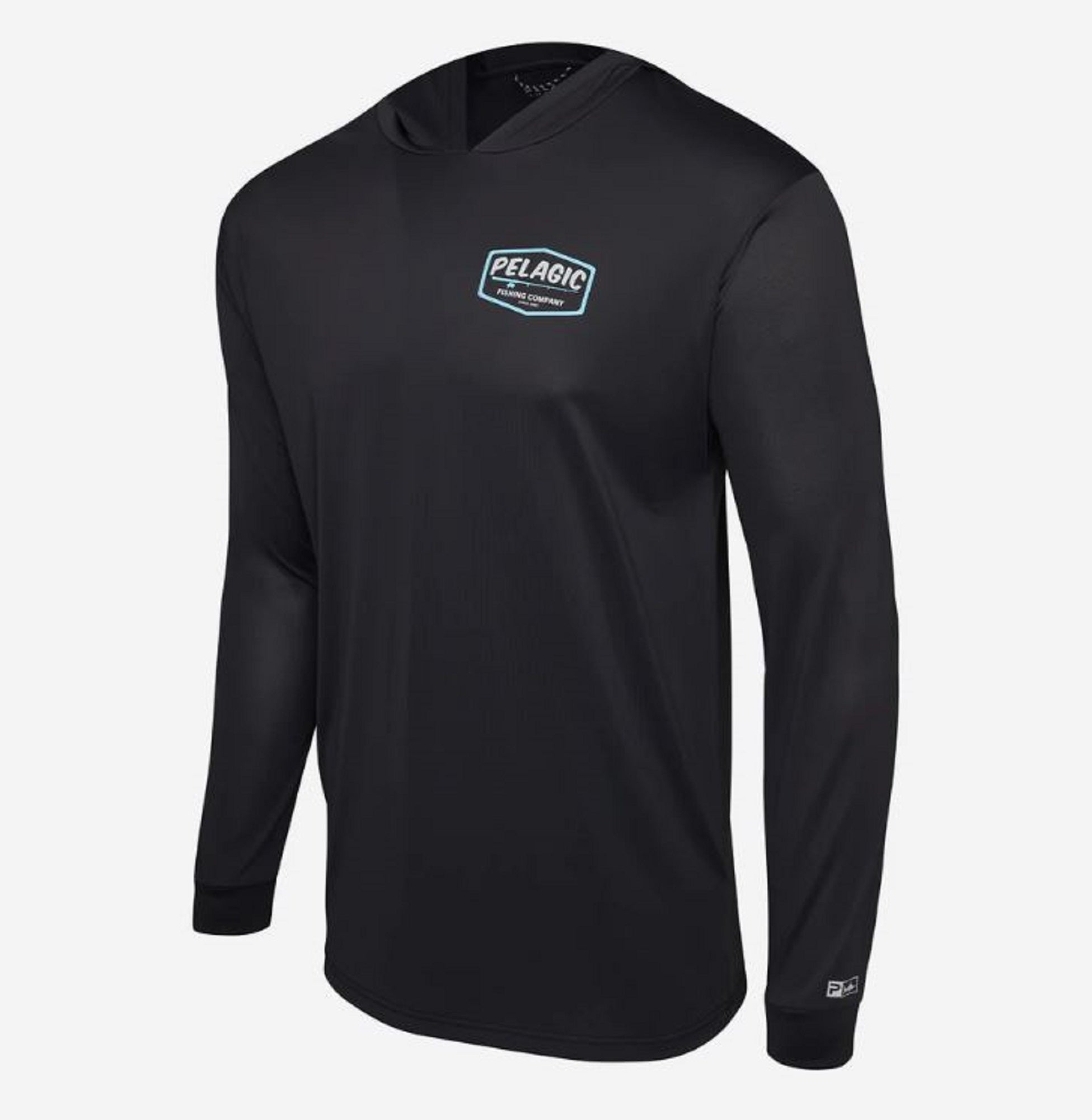 Pelagic 1015 Fishing Shirt Hooded AquaTek Spinner BLK Size XXXL (5799)
