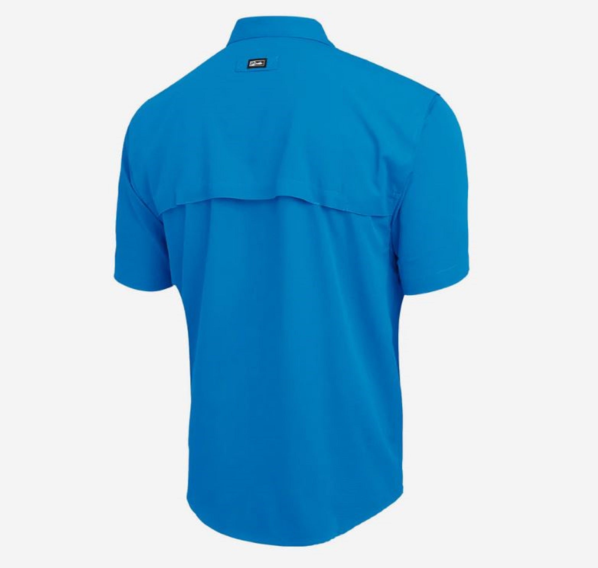 Pelagic 1016 Fishing Shirt Short Sleeve Keys SS BLU Size L (6109)