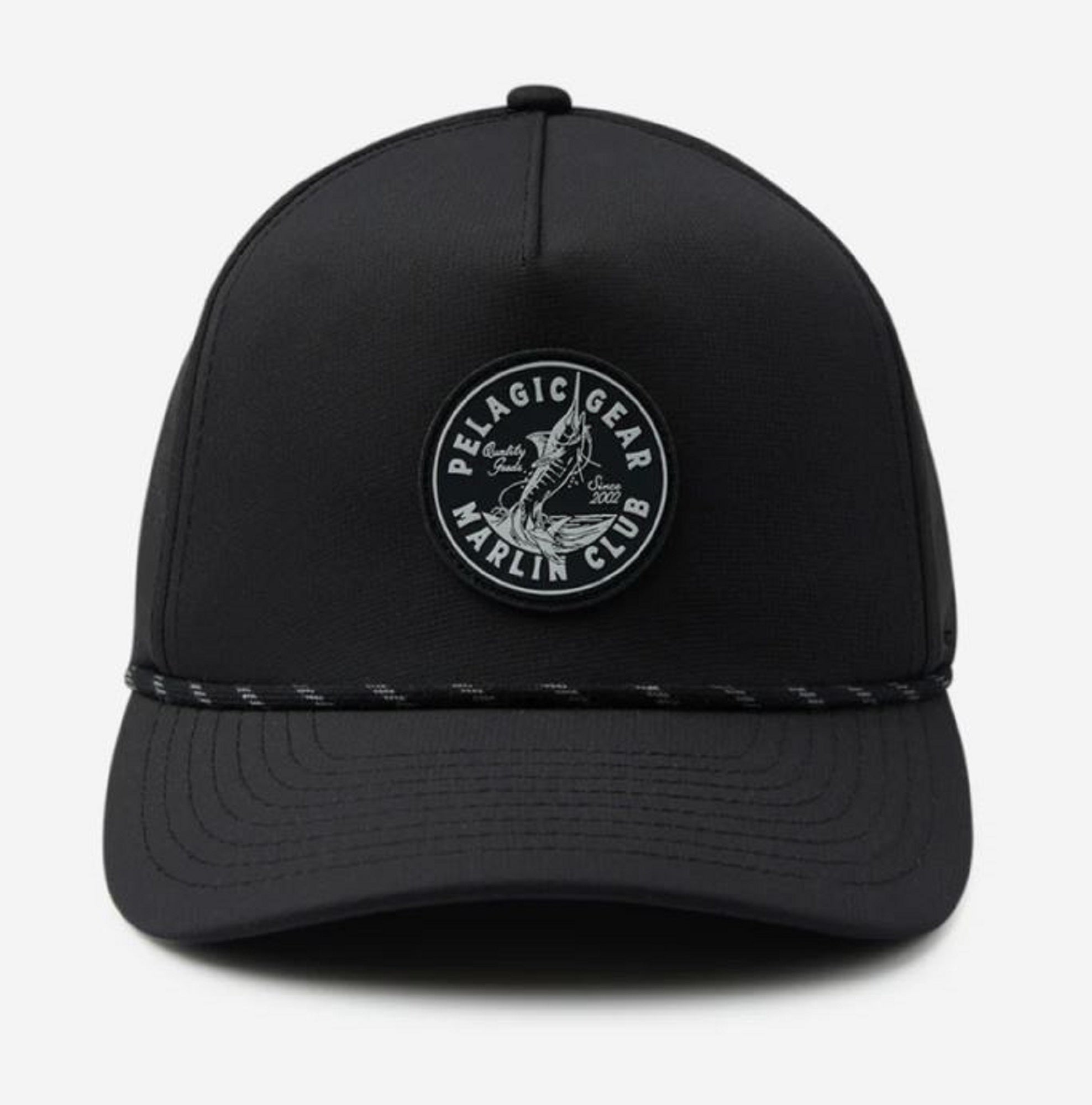 Pelagic 1202 Cap Trucker Upswell Marlin Club BLK Size Free (6789)