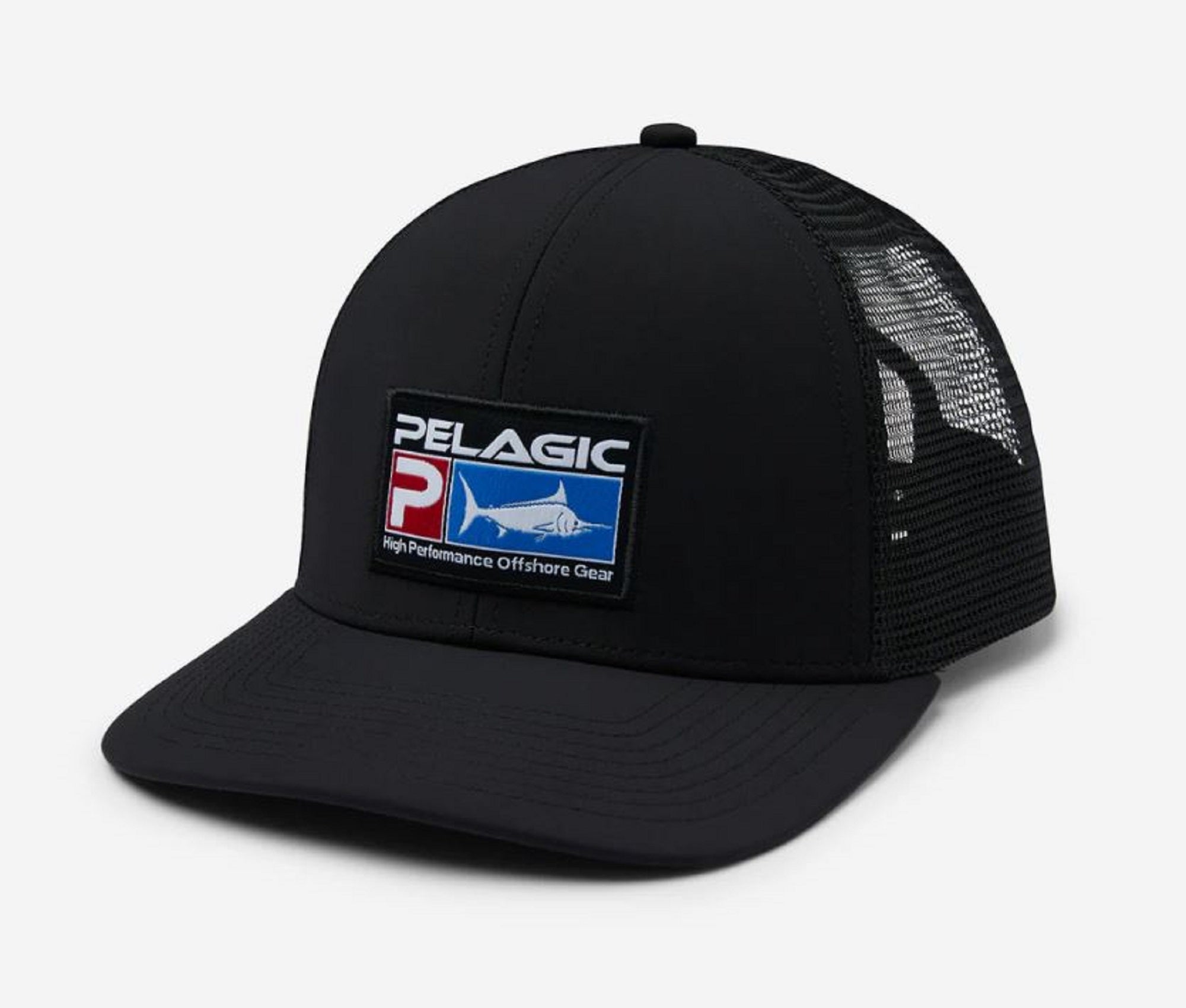 Pelagic 1202 Cap Trucker Flybridge Deluxe BLK Size Free (6857)
