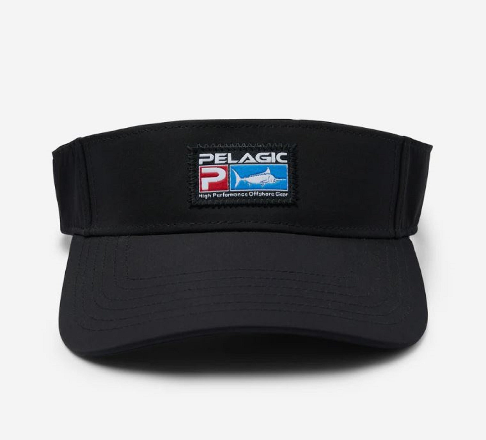 Pelagic 1207 Visor Performance South Point Fish Camo BLK Size Free (6932)