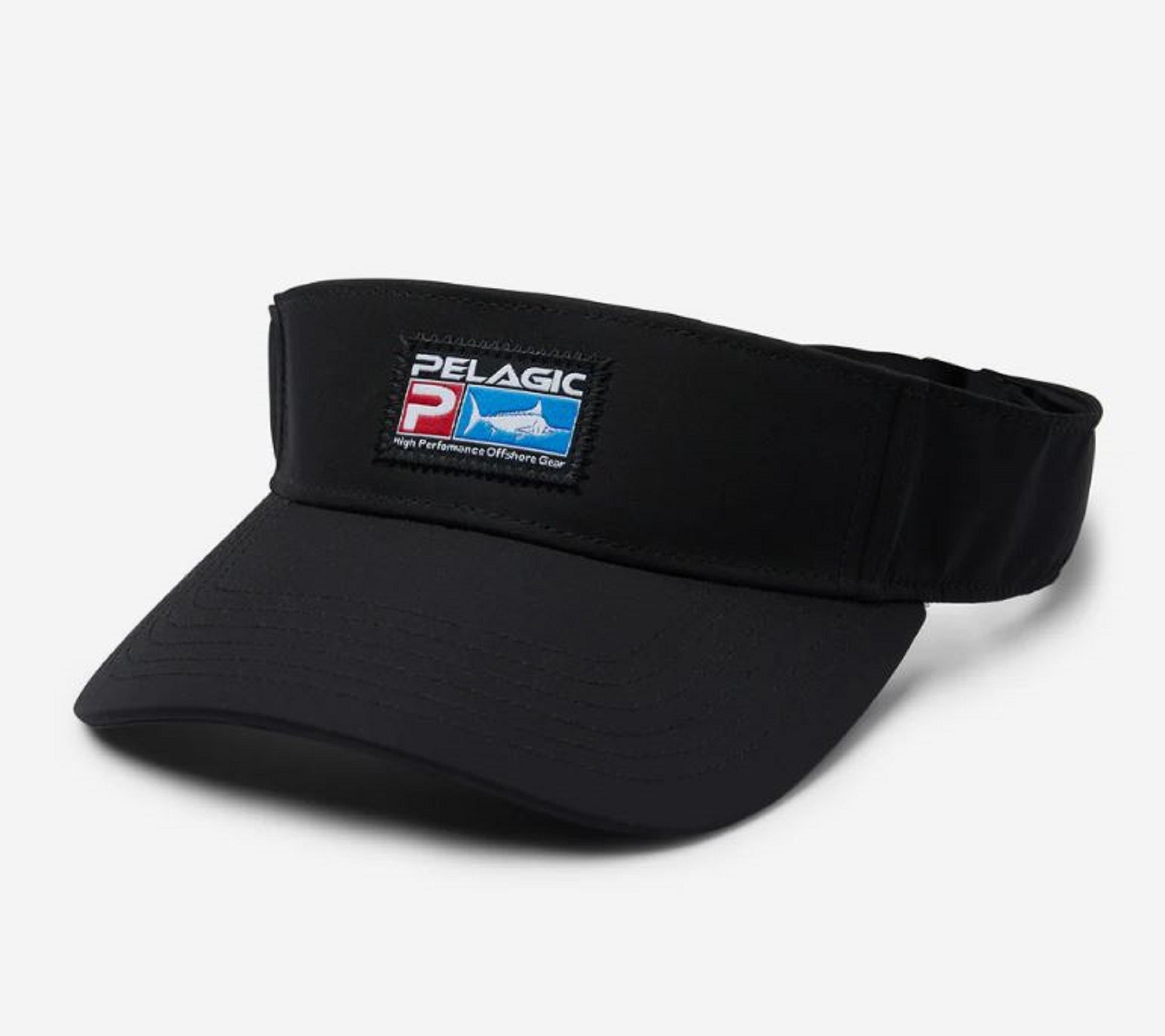 Pelagic 1207 Visor Performance South Point Fish Camo BLK Size Free (6932)