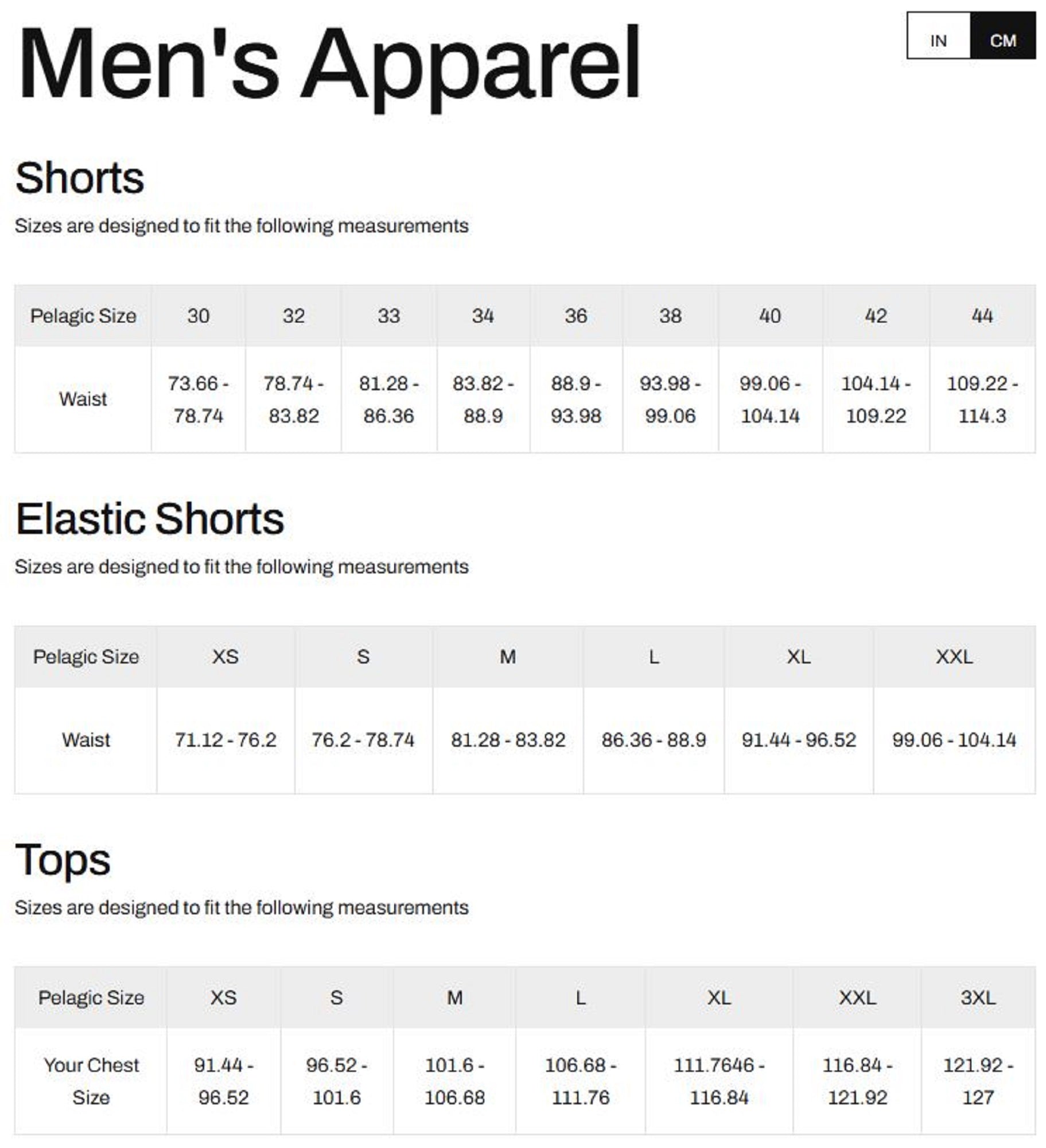 Pelagic 1002 Shorts Hybrid 19 Inches Flyline GRA Size 30 (9452)