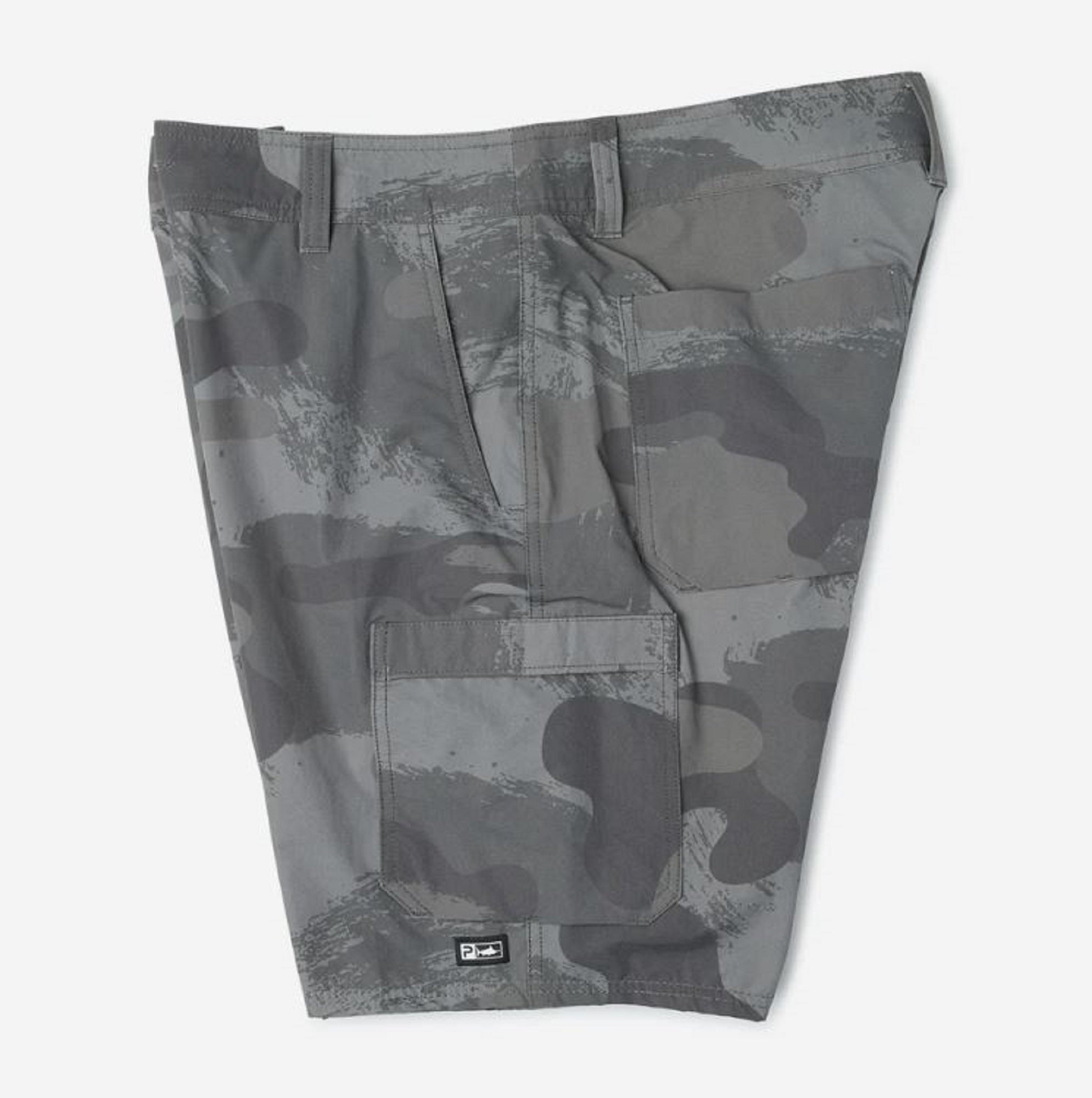 Pelagic 1002 Shorts Hybrid 20 Inches Madeira Brush GRA Size 33 (9742)