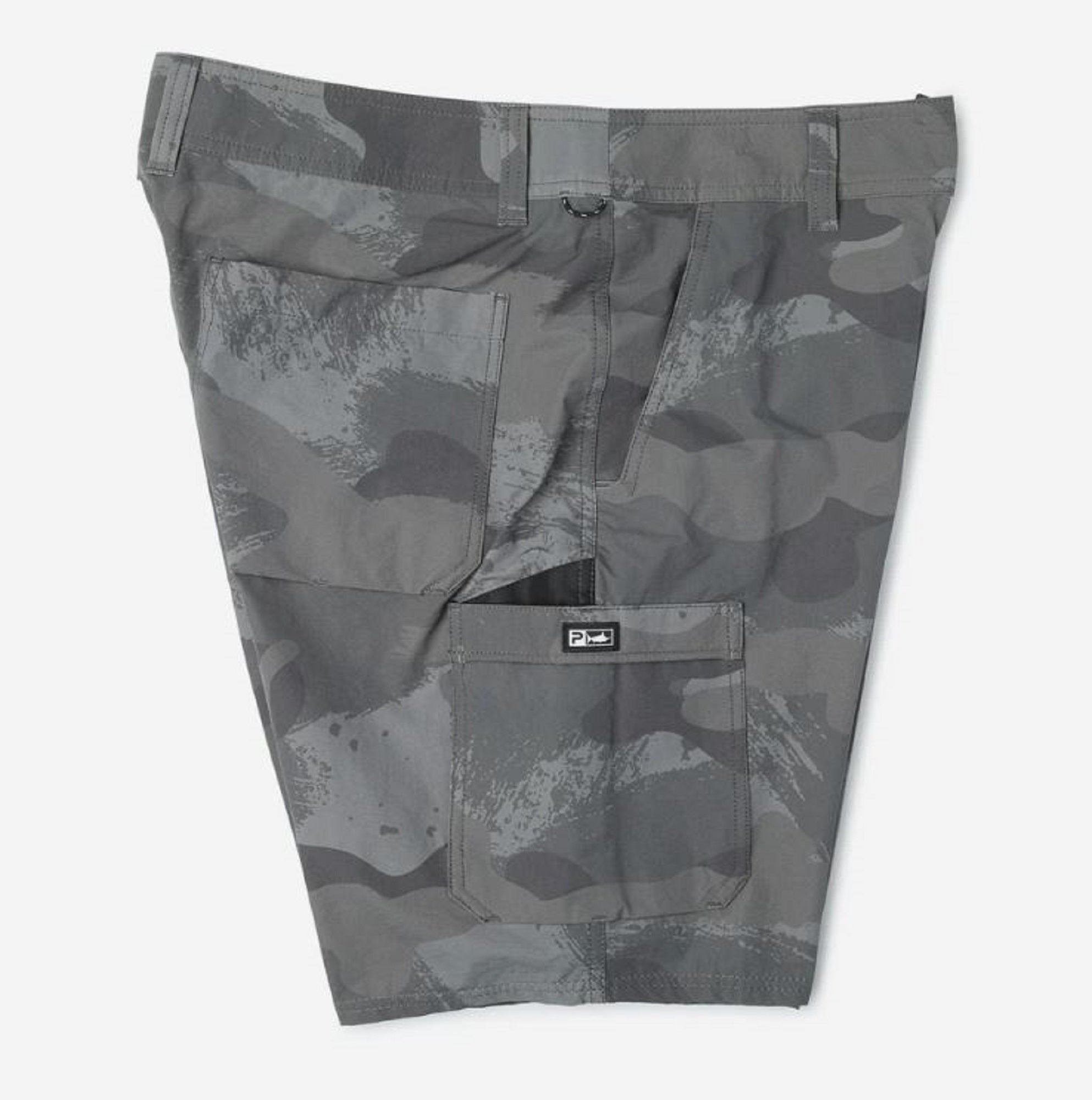 Pelagic 1002 Shorts Hybrid 20 Inches Madeira Brush GRA Size 34 (9759)