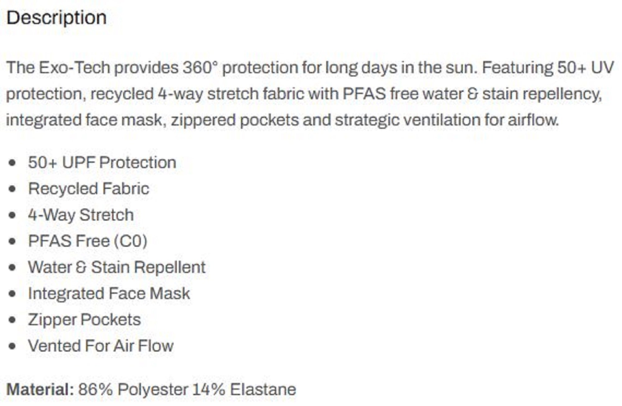 Pelagic 1015 Fishing Shirt Long Sleeve ExoTech Brush LGY Size XL (1103)