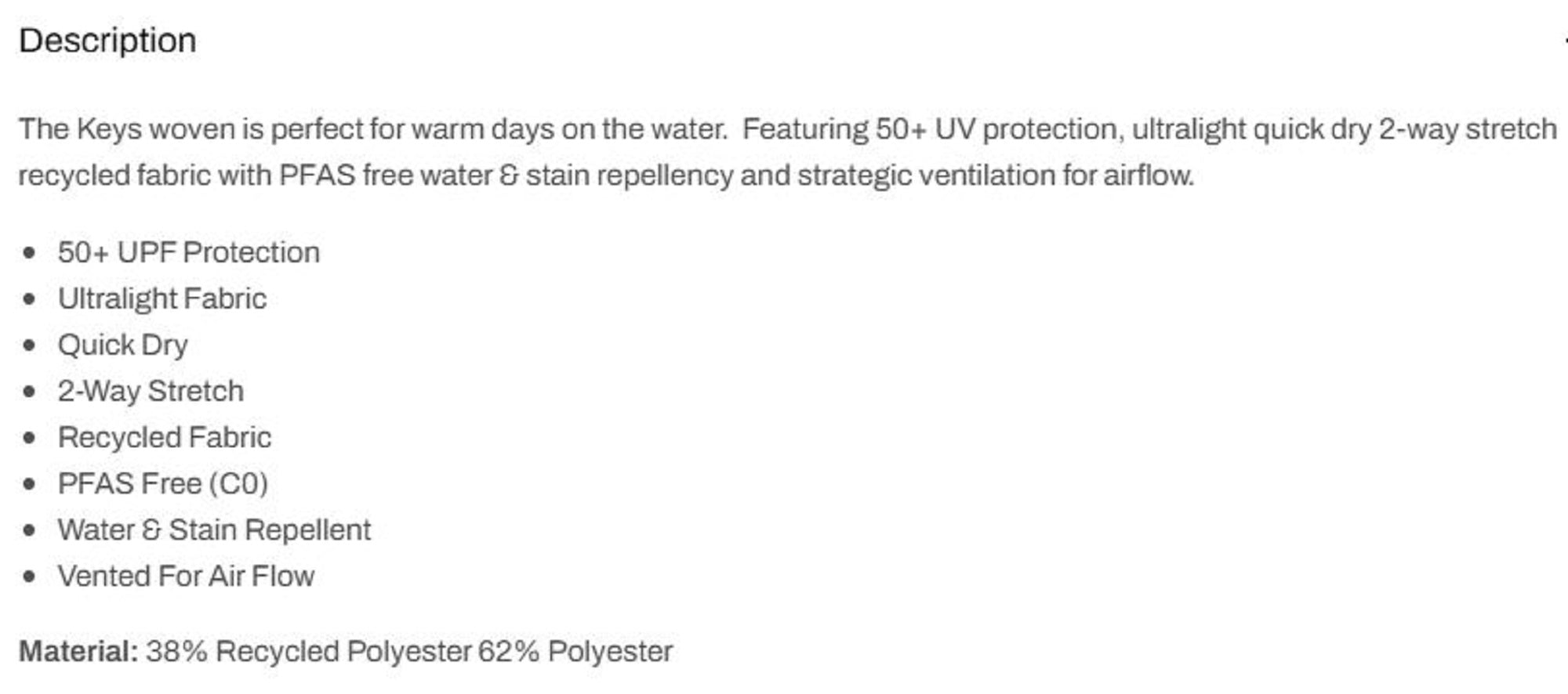 Pelagic 1016 Fishing Shirt Short Sleeve Keys SS DNY Size M (1981)