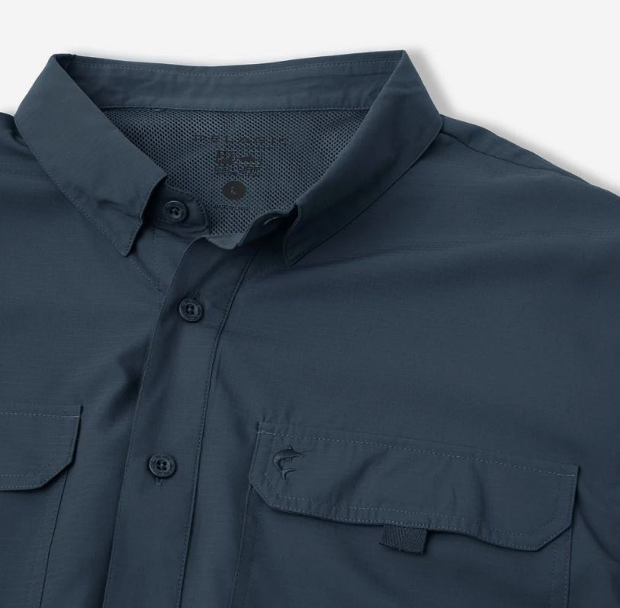 Pelagic 1016 Fishing Shirt Short Sleeve Keys SS DNY Size L (1998)