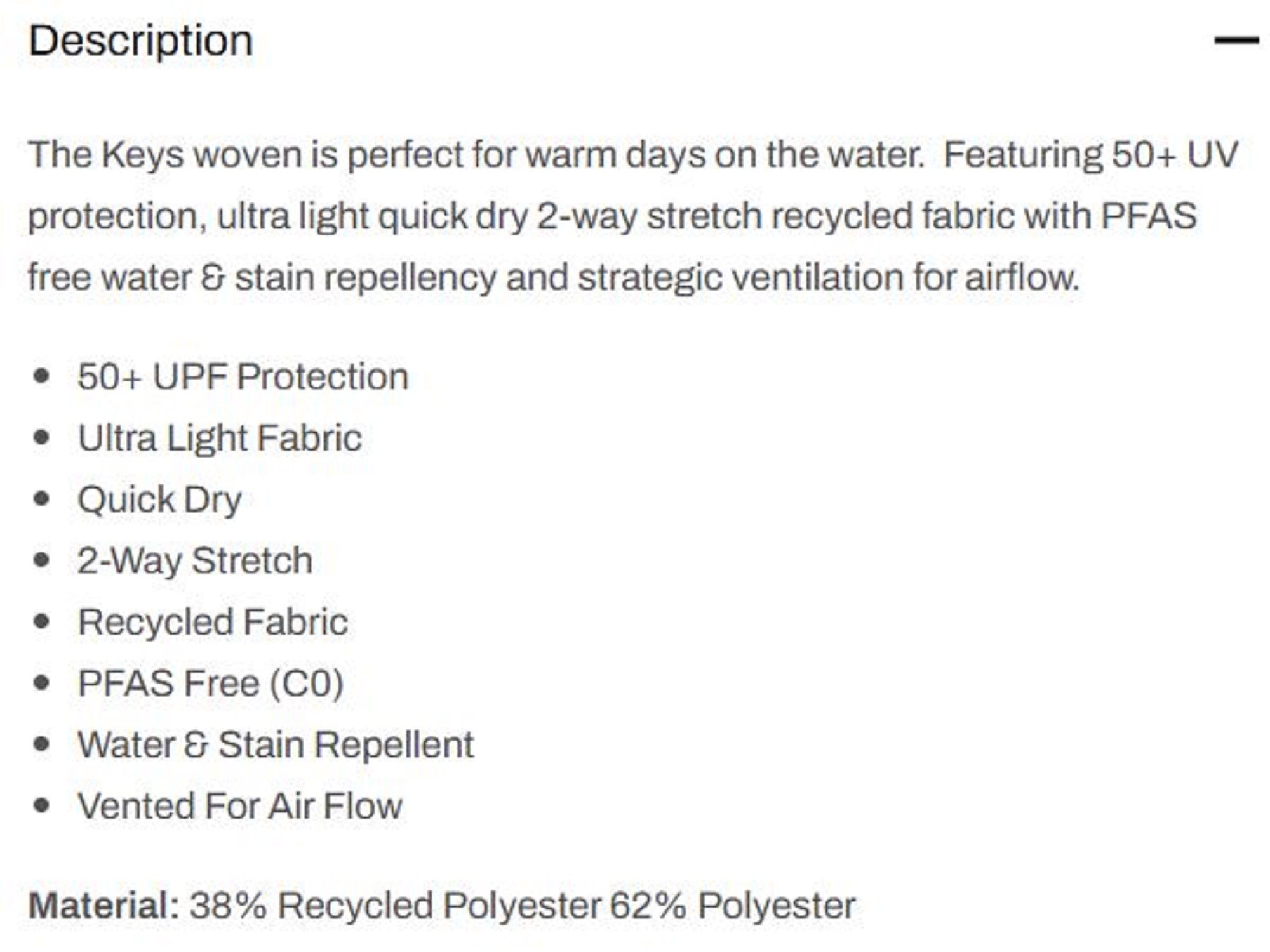 Pelagic 1017 Fishing Shirt Long Sleeve Keys BFG Size XL (2308)