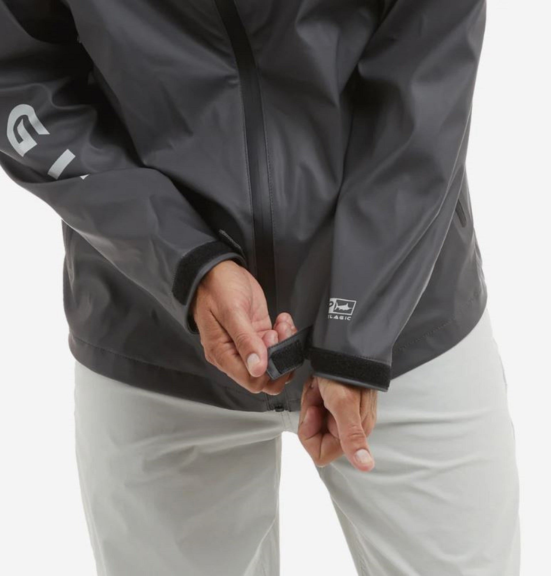 Pelagic 1051 Rain Jacket Chubasco Open Seas GRA Size M (3527)