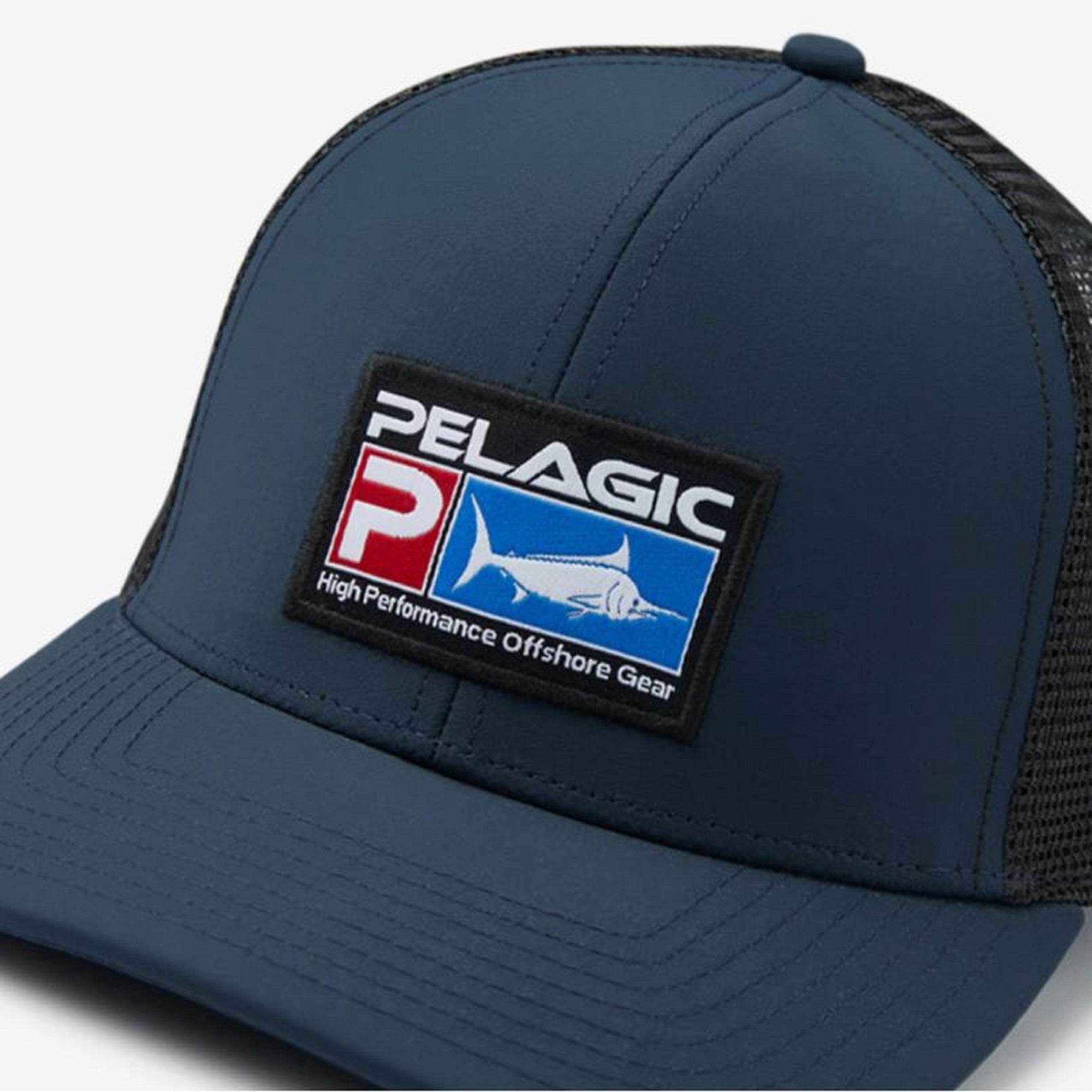 Pelagic 1202 Cap Trucker Flybridge Deluxe NVY Size Free (8249)