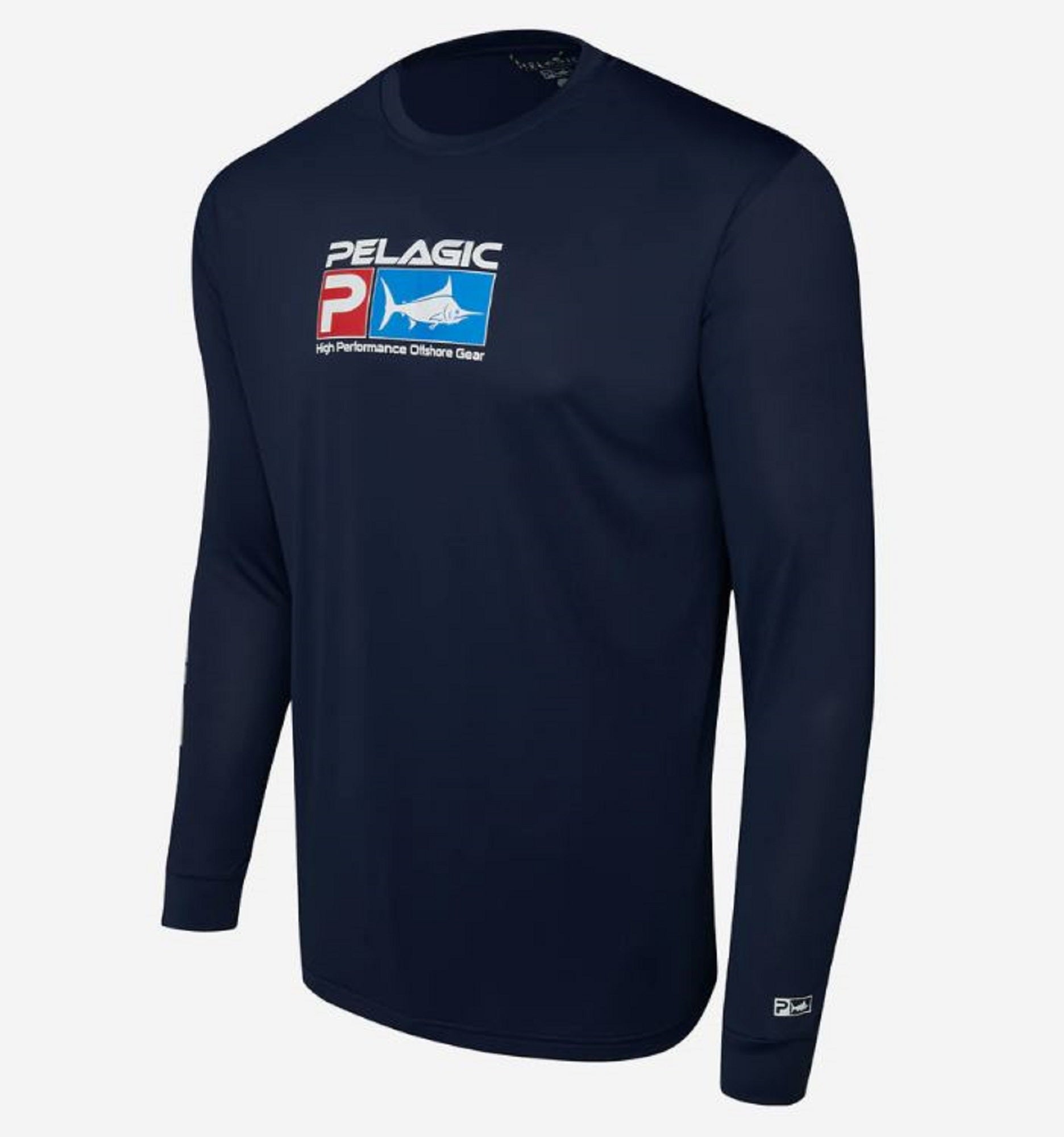 Pelagic 1015 Fishing Shirt Aquatek Deluxe NVY Size S (9611)