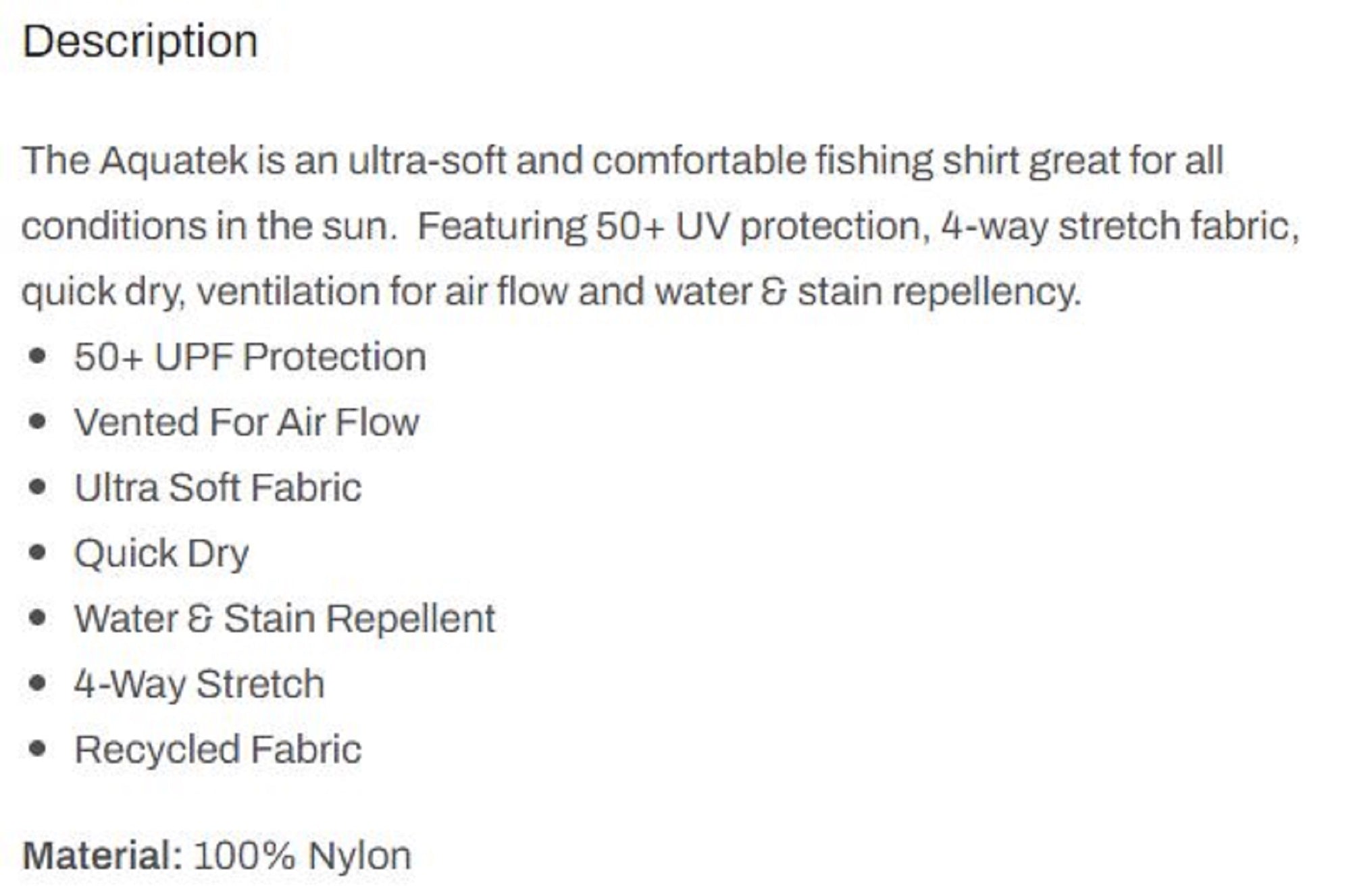 Pelagic 1015 Fishing Shirt Aquatek Deluxe NVY Size S (9611)