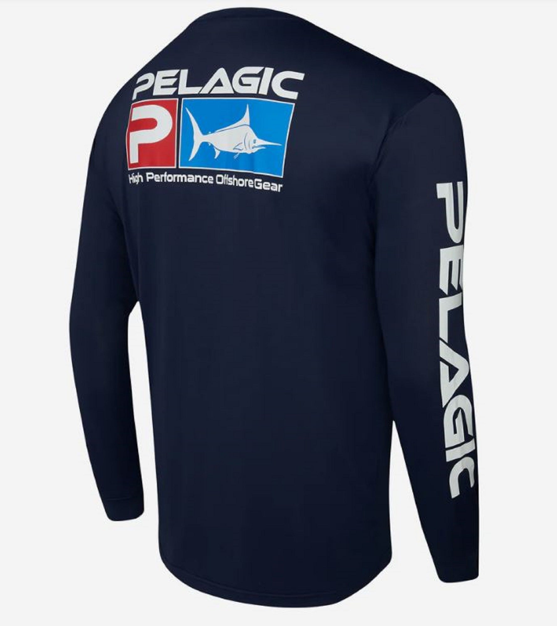 Pelagic 1015 Fishing Shirt Aquatek Deluxe NVY Size 3XL (9666)