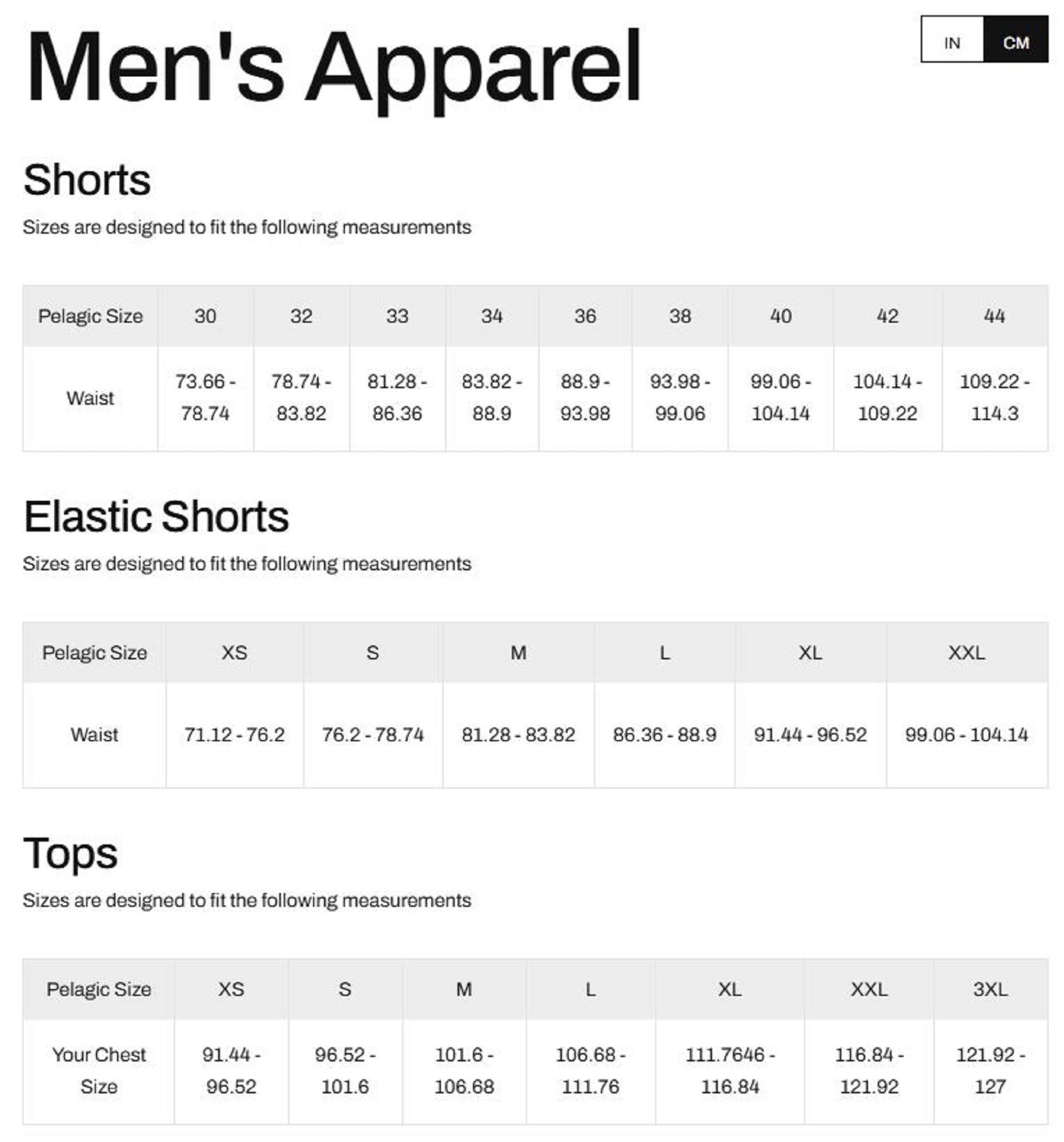 Pelagic 1001 Shorts Board Shorts 18 Inch Leaderman SLT Size 30 (9864)