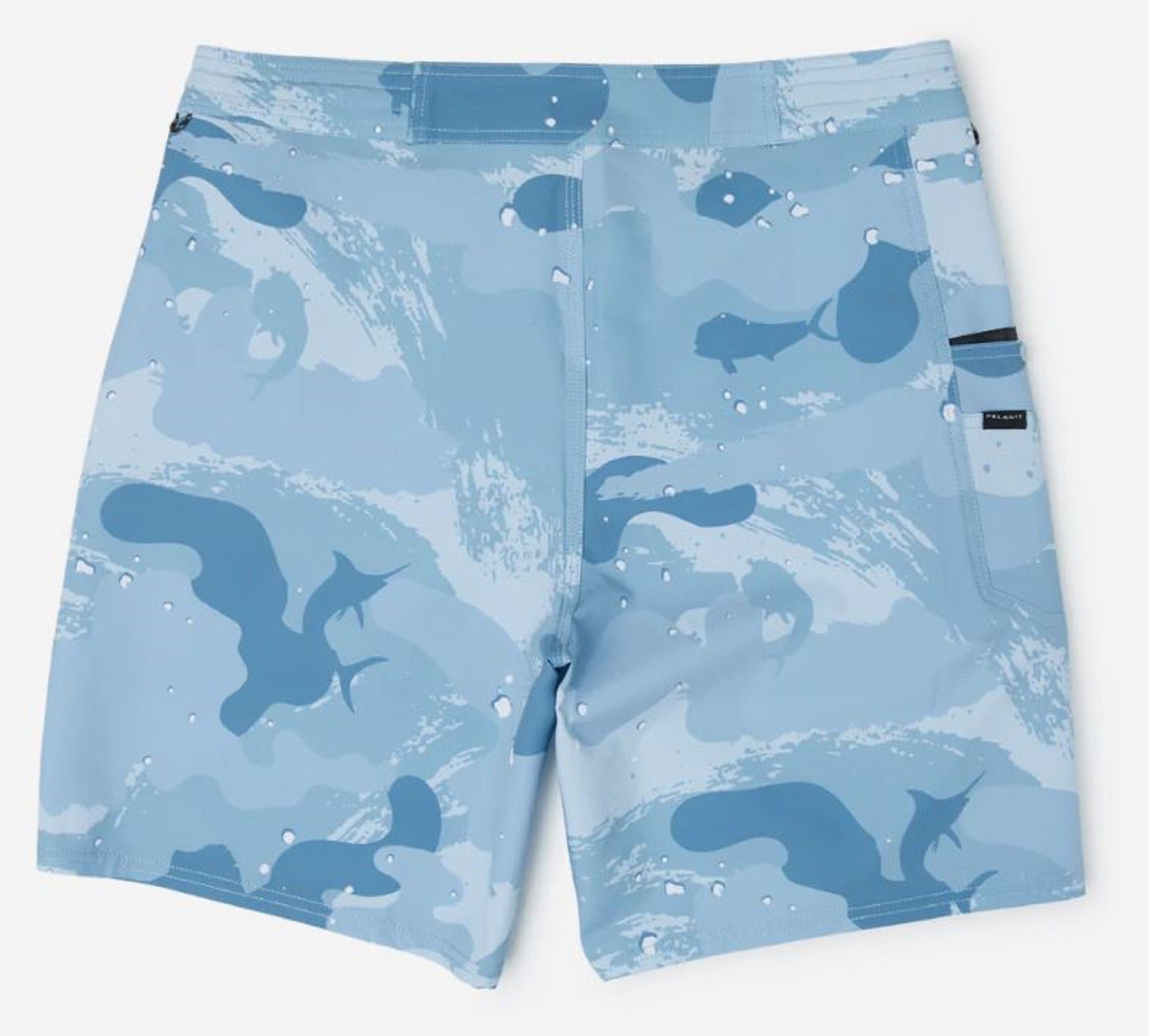 Pelagic 1001 Shorts Board Shorts 18 Inch Leaderman SLT Size 36 (9901)
