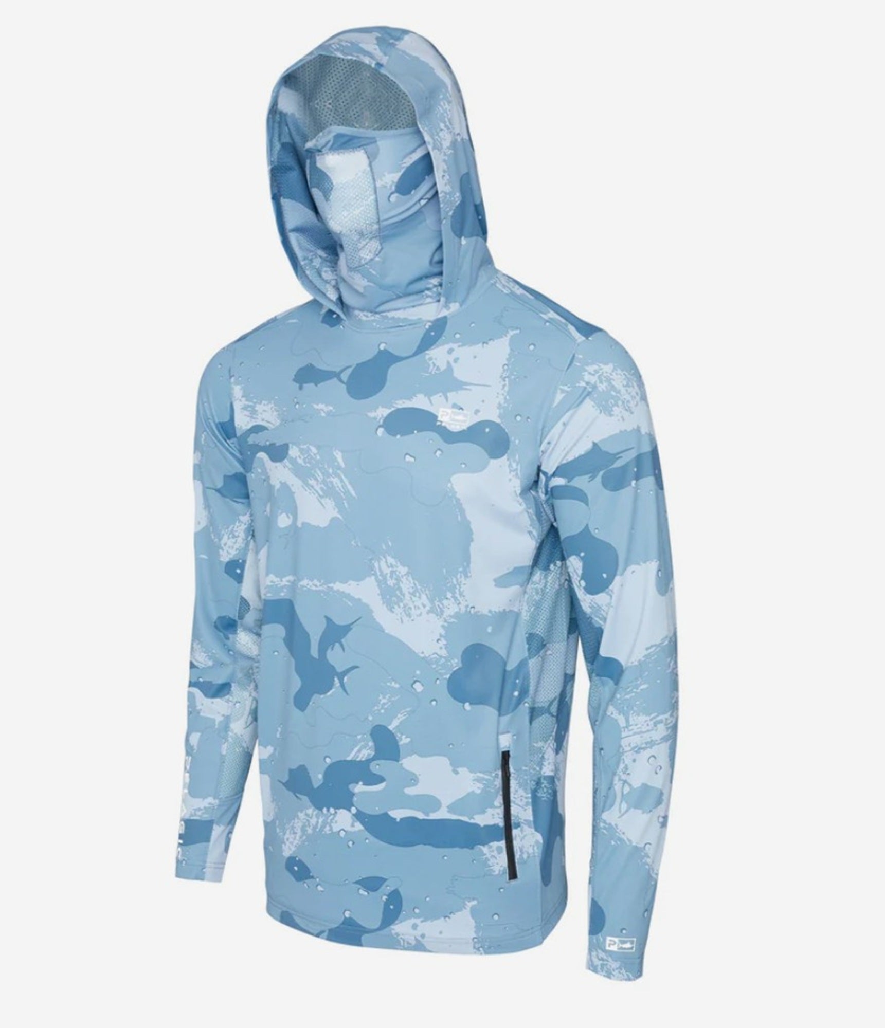 Pelagic 1015251000 Fishing Shirt Hooded ExoTech Brush Camo SLT S (1072)