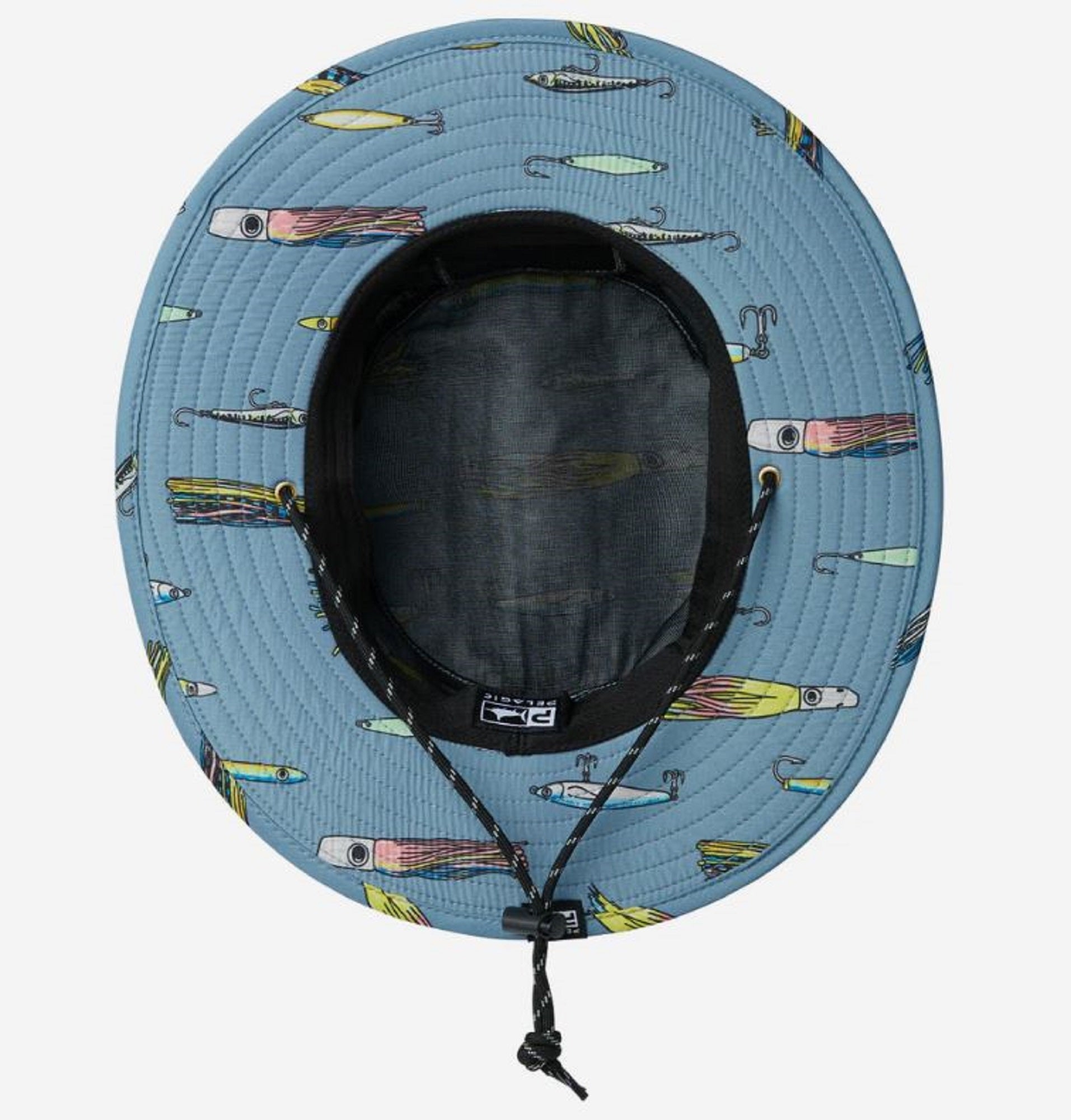 Pelagic 1204 Hat Bucket Sunsetter Lured Winward Blue WIN Size Free (2901)