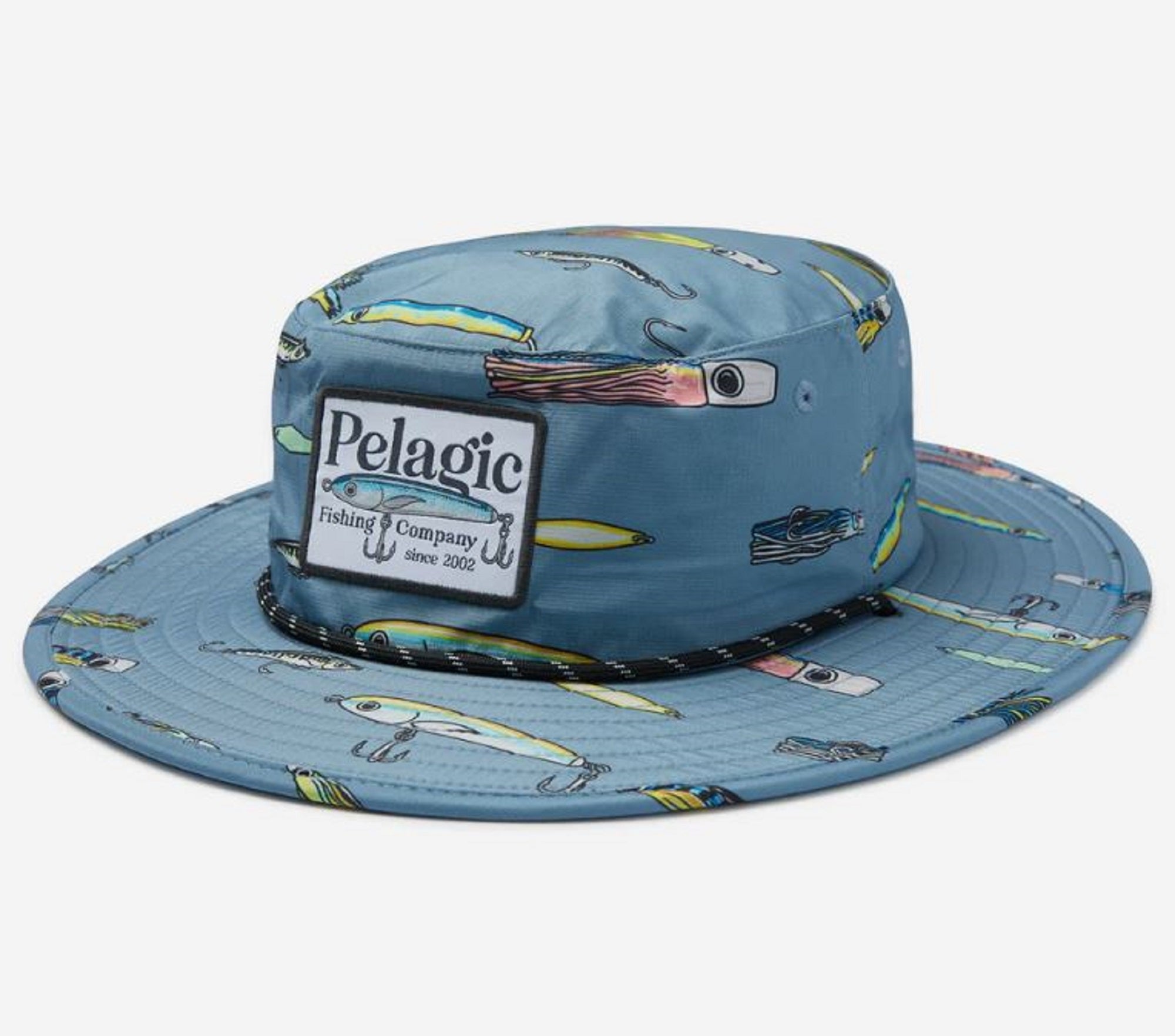 Pelagic 1204 Hat Bucket Sunsetter Lured Winward Blue WIN Size Free (2901)
