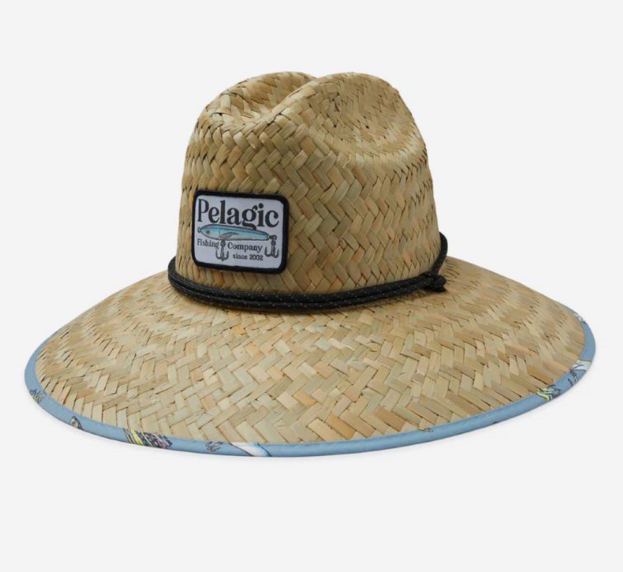 Pelagic 1205 Hat Straw Sunhat Sonar Lured WInward WIN Size Free (5537)