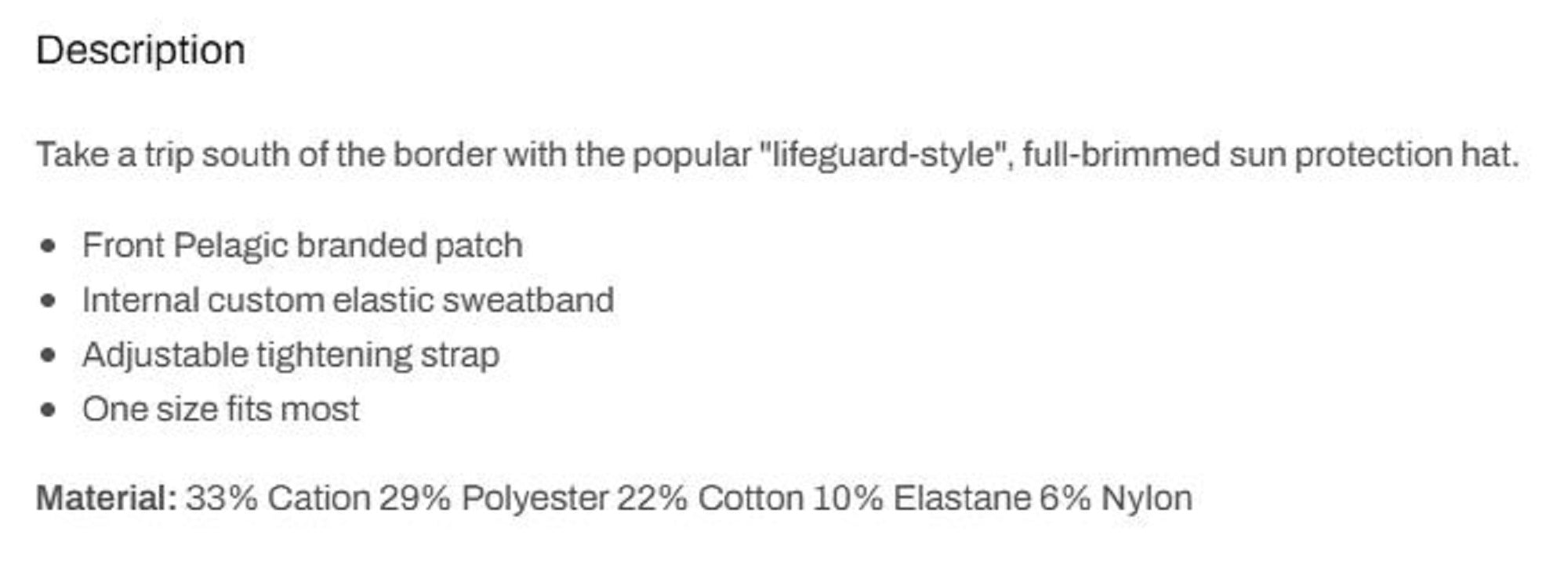 Pelagic 1205 Hat Straw Sunhat Sonar Lured WInward WIN Size Free (5537)