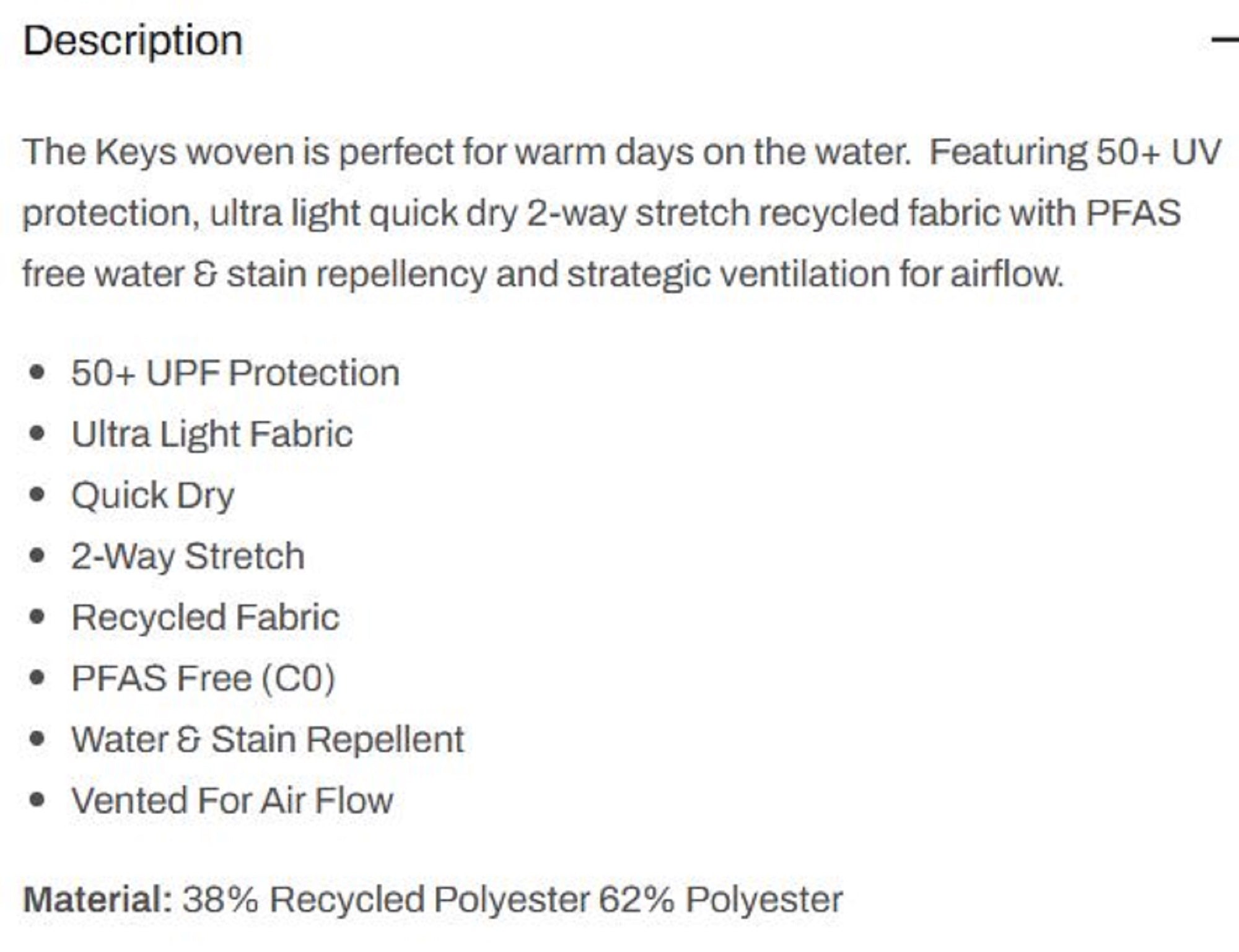 Pelagic 1017 Fishing Shirt Long Sleeve Keys DNY Size S (6947)