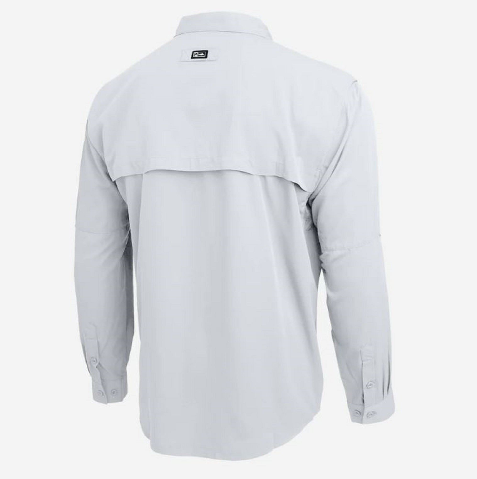 Pelagic 1017 Fishing Shirt Long Sleeve Keys WHT Size L (7029)