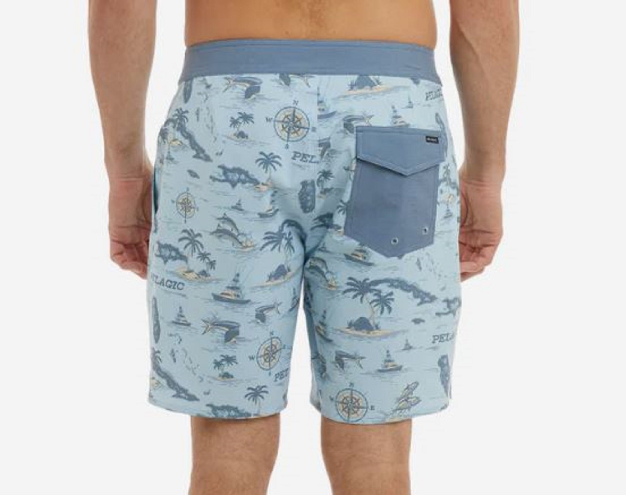 Pelagic 1001 Shorts Board Shorts 18 Inch Castaway BFG Size 30 (1392)