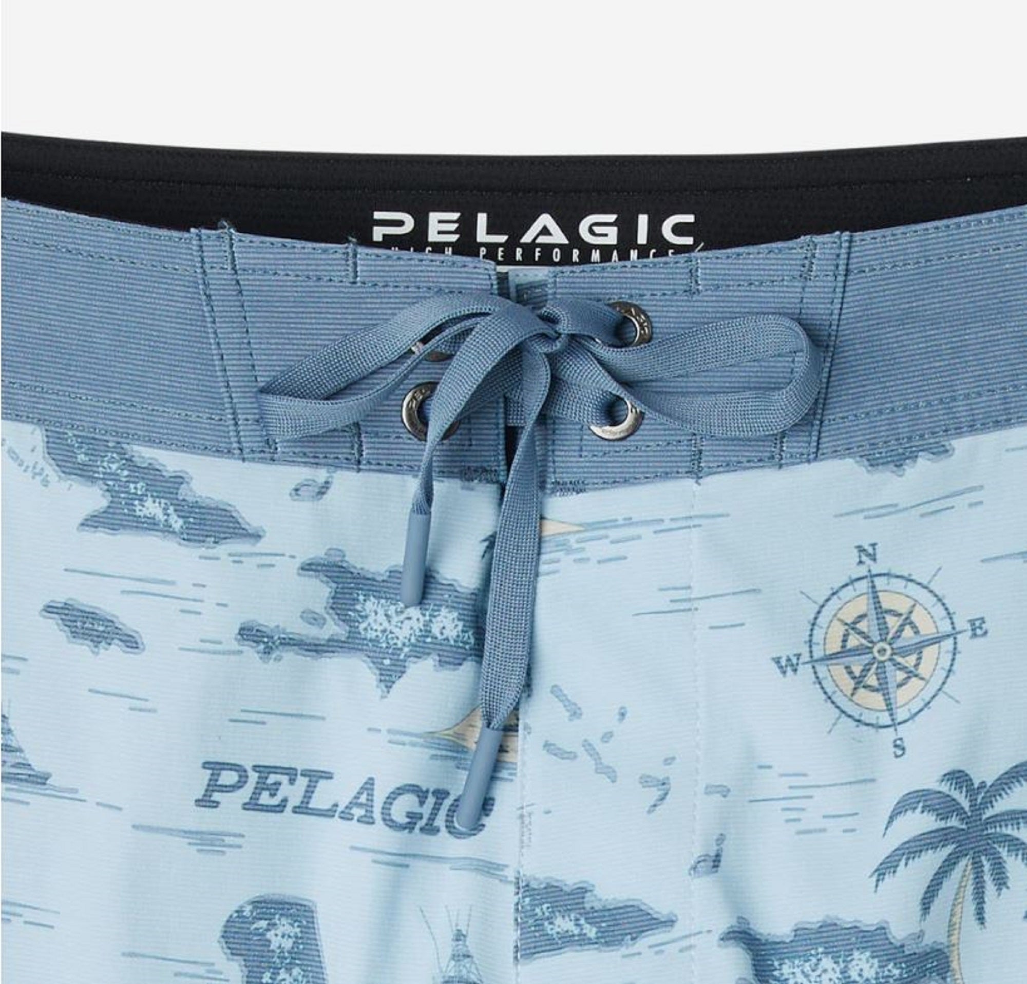 Pelagic 1001 Shorts Board Shorts 18 Inch Castaway BFG Size 33 (1415)