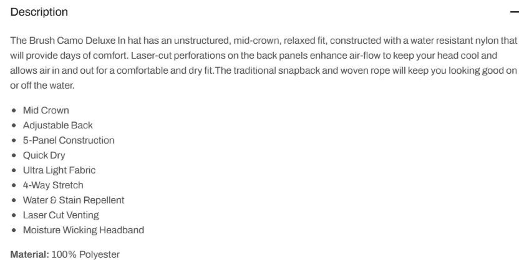 Pelagic 1202 Cap Trucker Brushed Camo Deluxe LGY Size Free (1910)