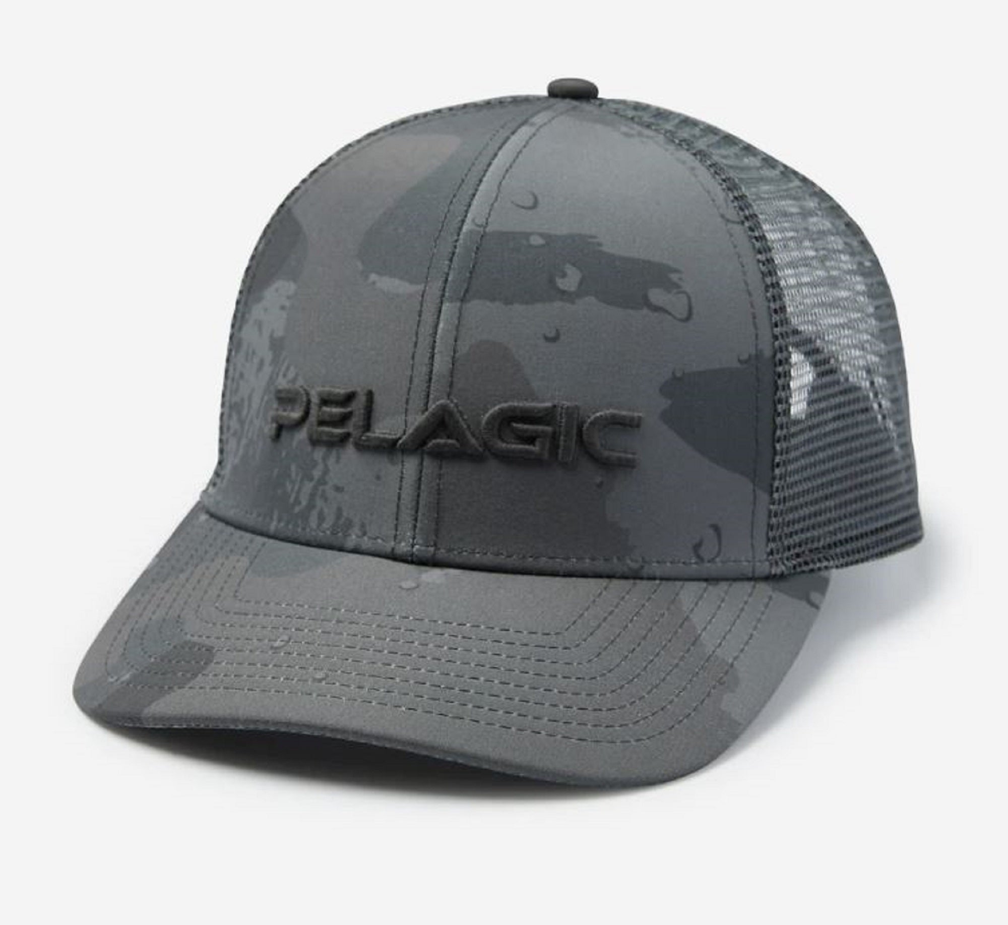 Pelagic 1202 Cap Trucker Flybridge Brushed Camo GRA Size Free (1941)