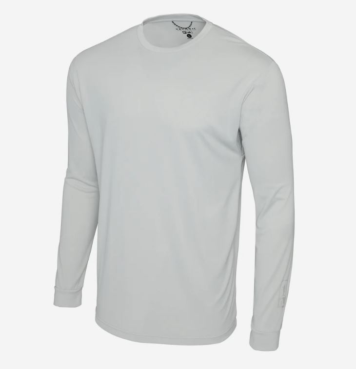 Pelagic 1015 Fishing Shirt AquaTek Solid LGY Size M (2276)