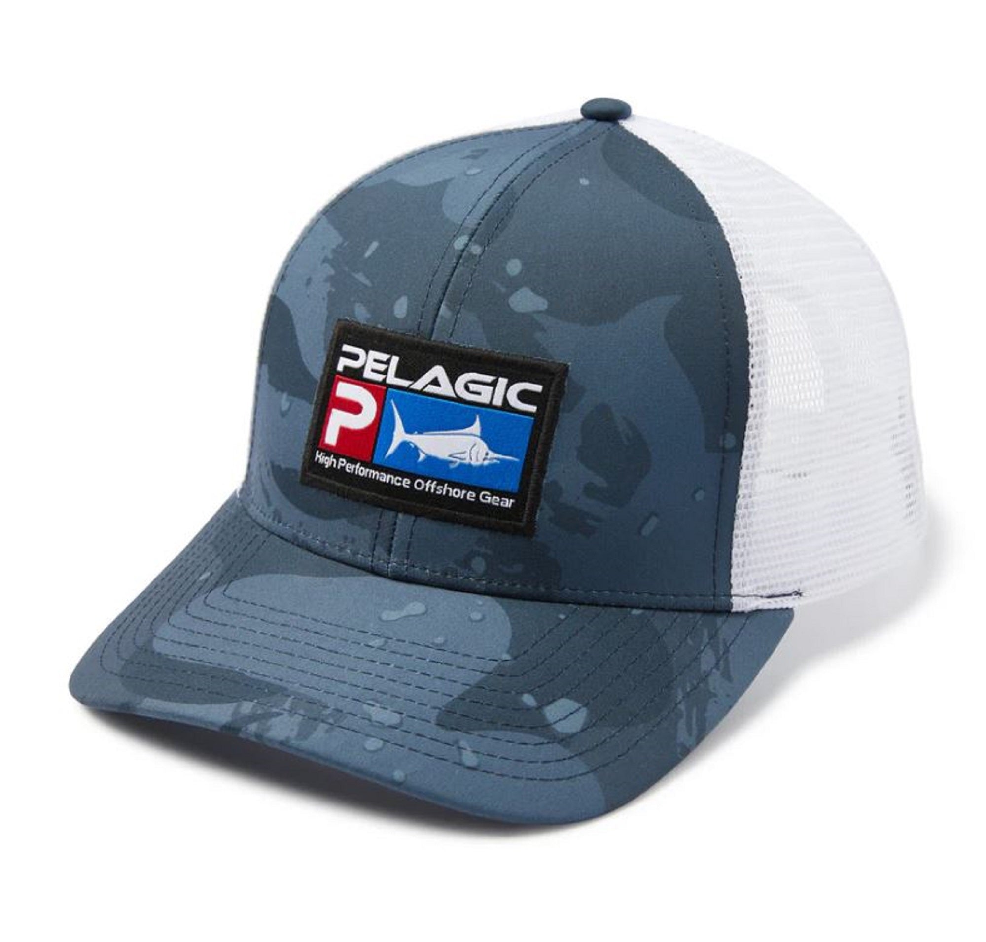 Pelagic 1202 Cap Trucker Offshore Brushed Camo DNY Size Free (4577)