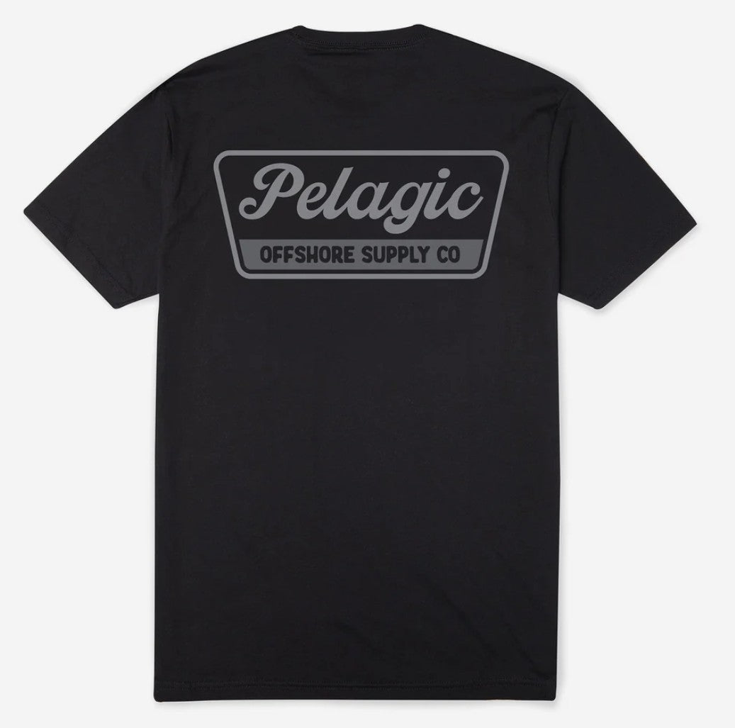 Pelagic 1171252002 Tee Shirt Premium Dockline BLK Size M (4683)